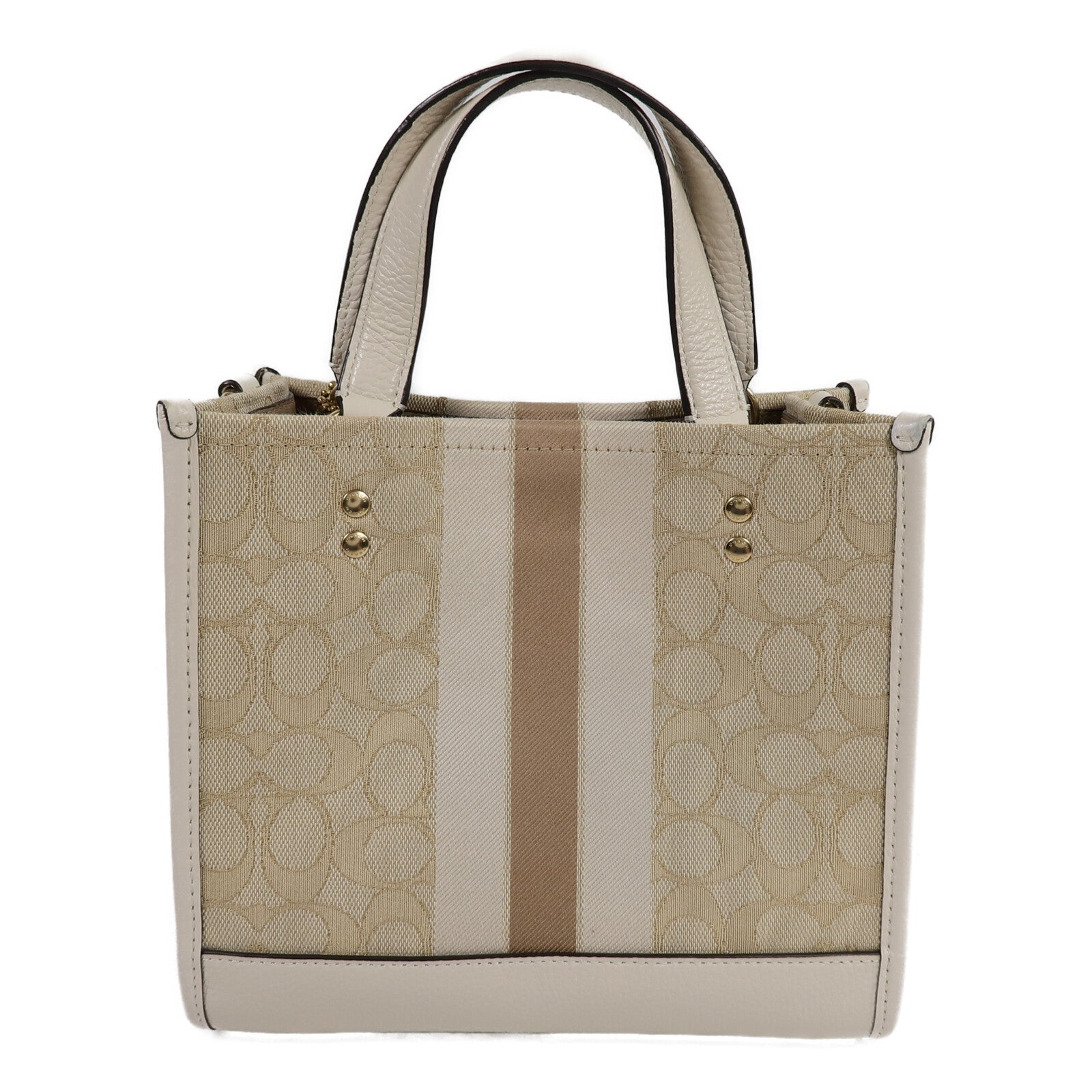 COACH 帆布Small Tote Bag手挽肩背兩用袋