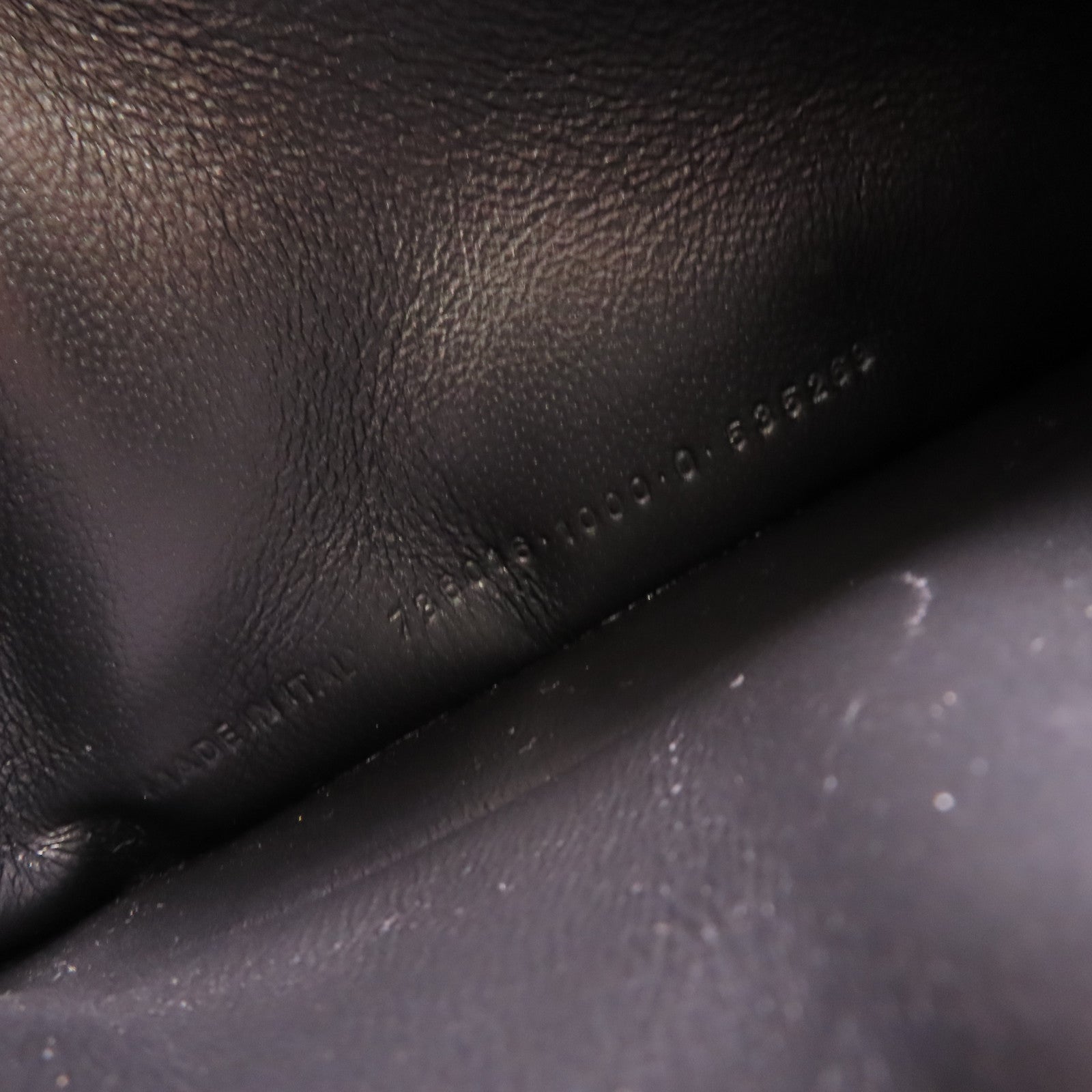 BALENCIAGA SHW Crush Chain Shoulder Bag Denim 736016 Black