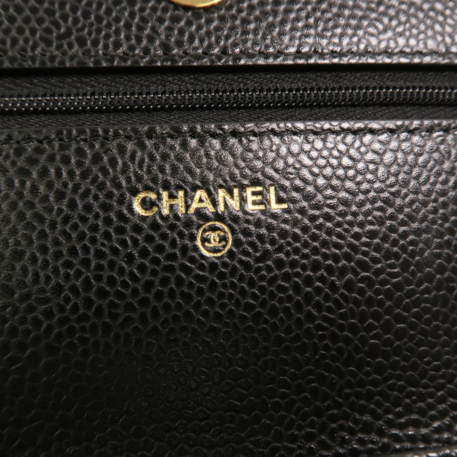 CHANEL 牛皮皮革WOC Wallet On Chain鏈帶肩背袋