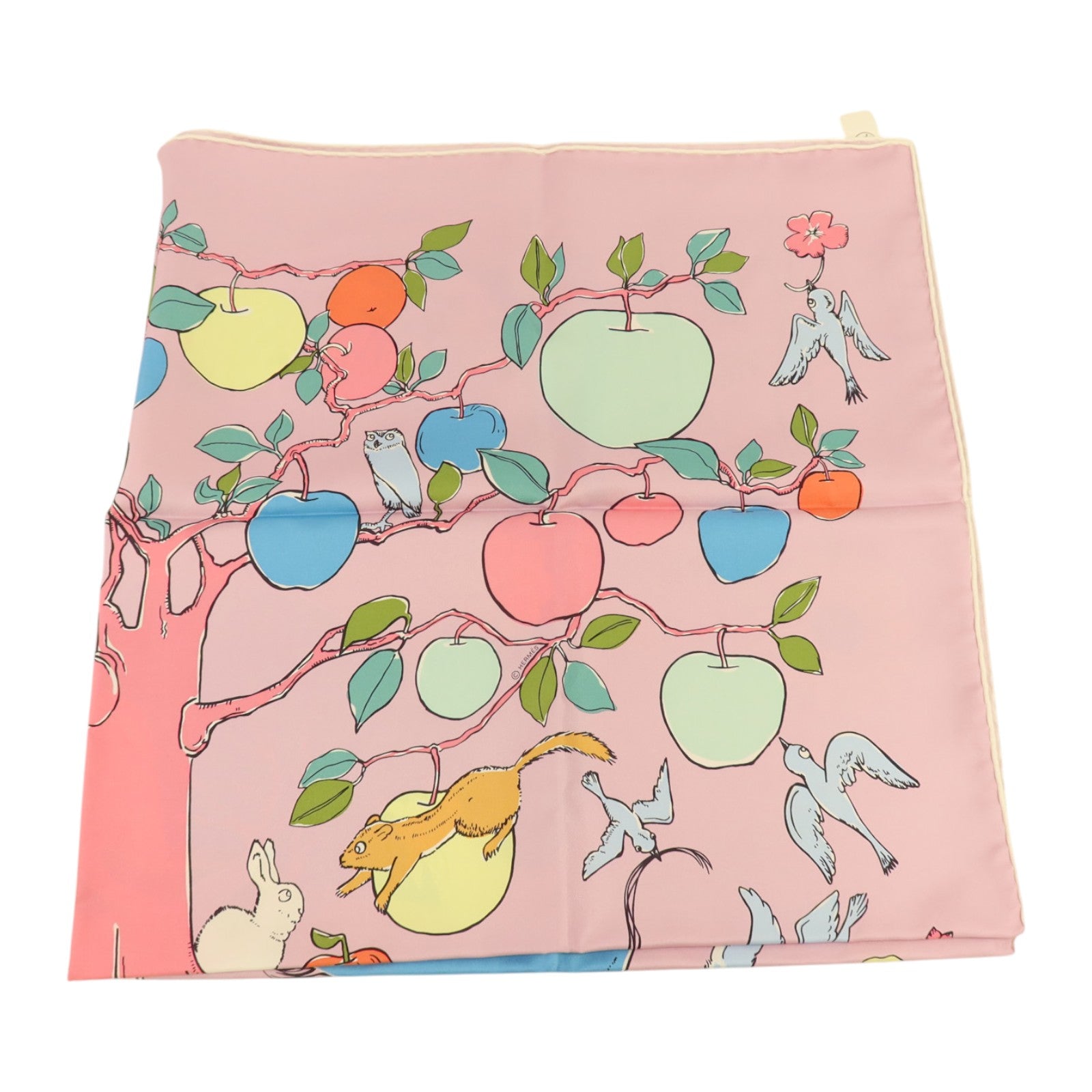 HERMES 絲質Scarf 90x90cm絲巾
