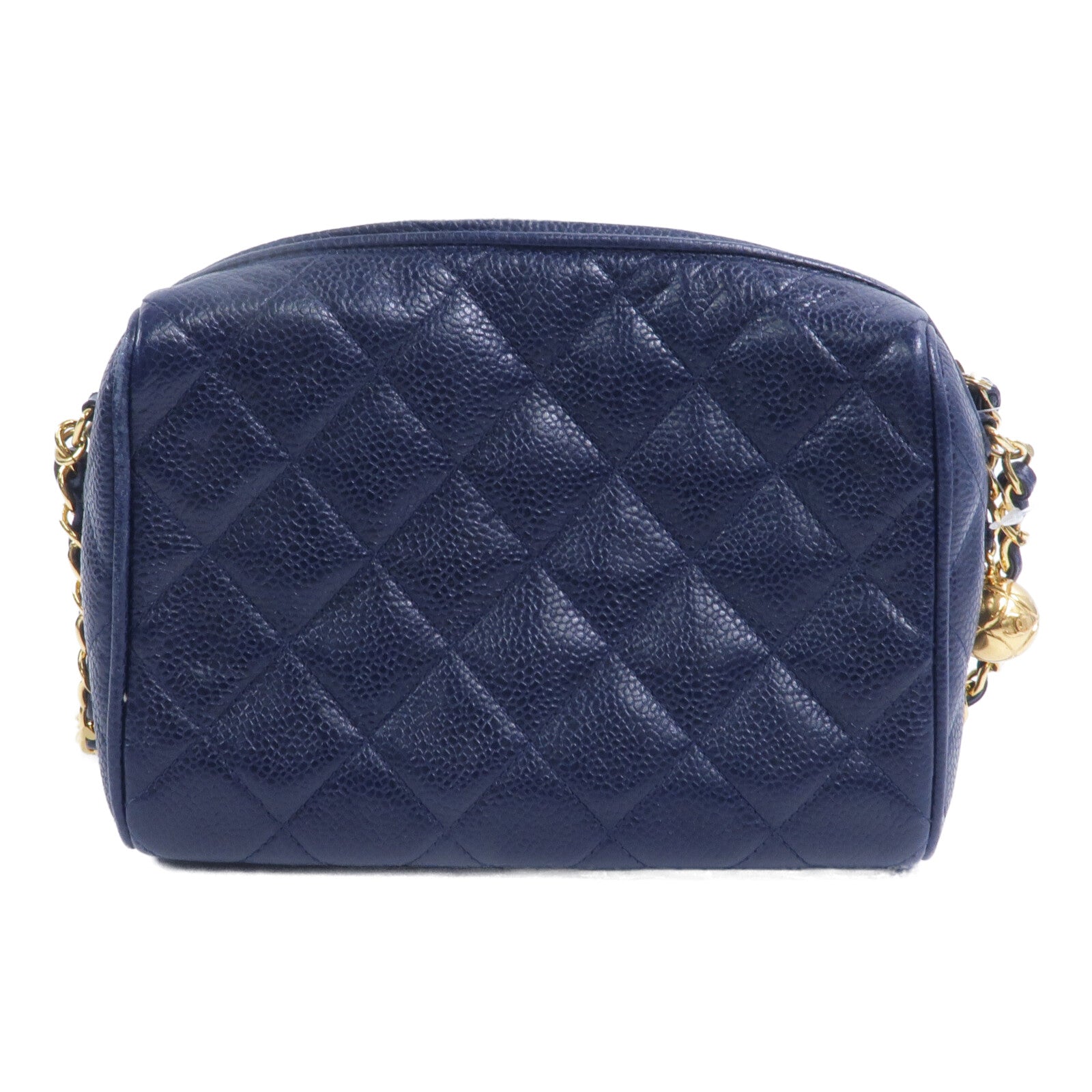CHANEL 牛皮皮革Vintage Camera Bag鏈帶肩背袋