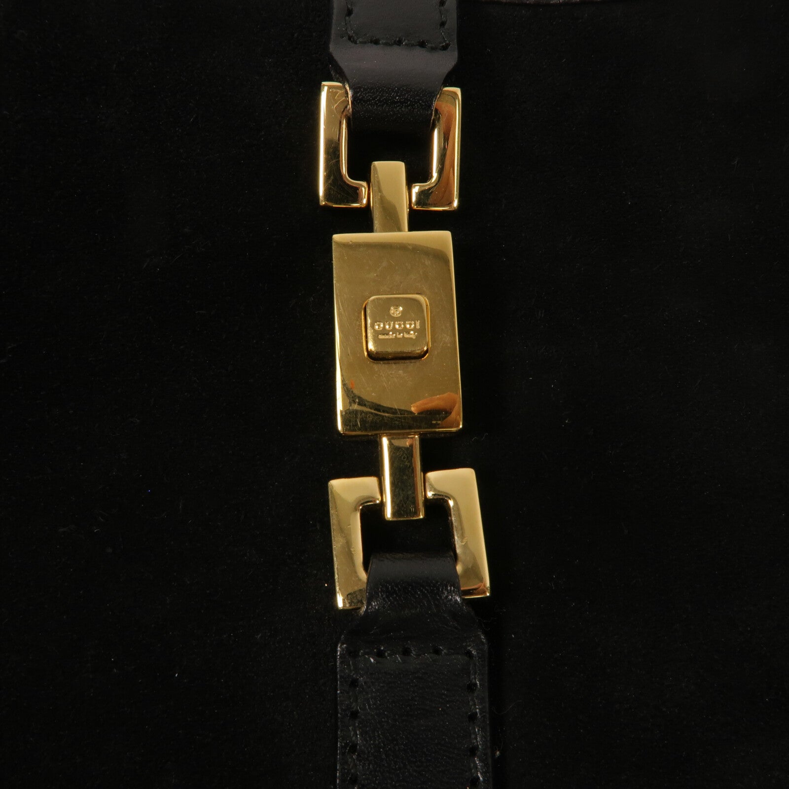 GUCCI 牛皮皮革/絨布Jackie Hobo肩背袋