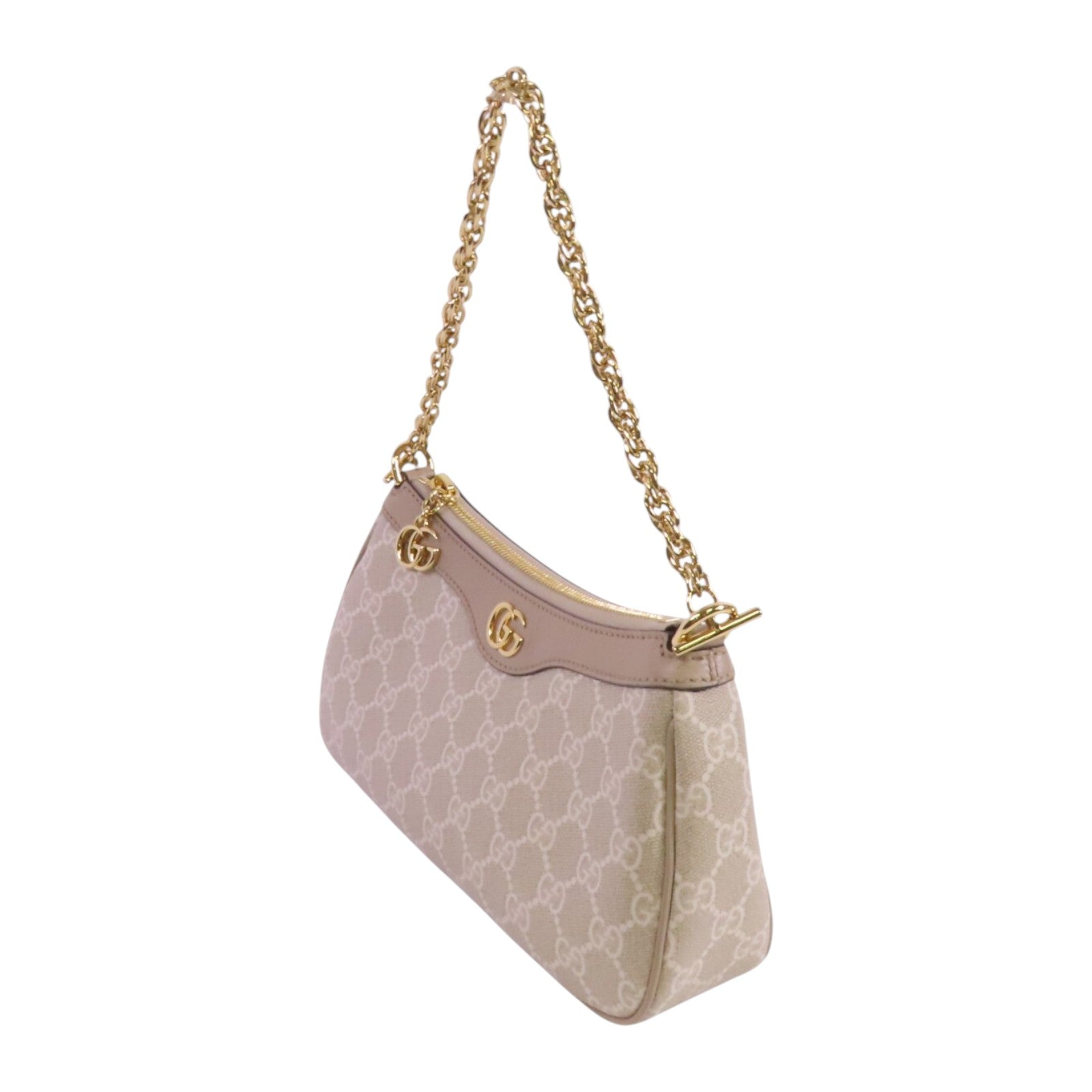 GUCCI 塗層帆布Ophidia Small金扣手挽肩背兩用袋