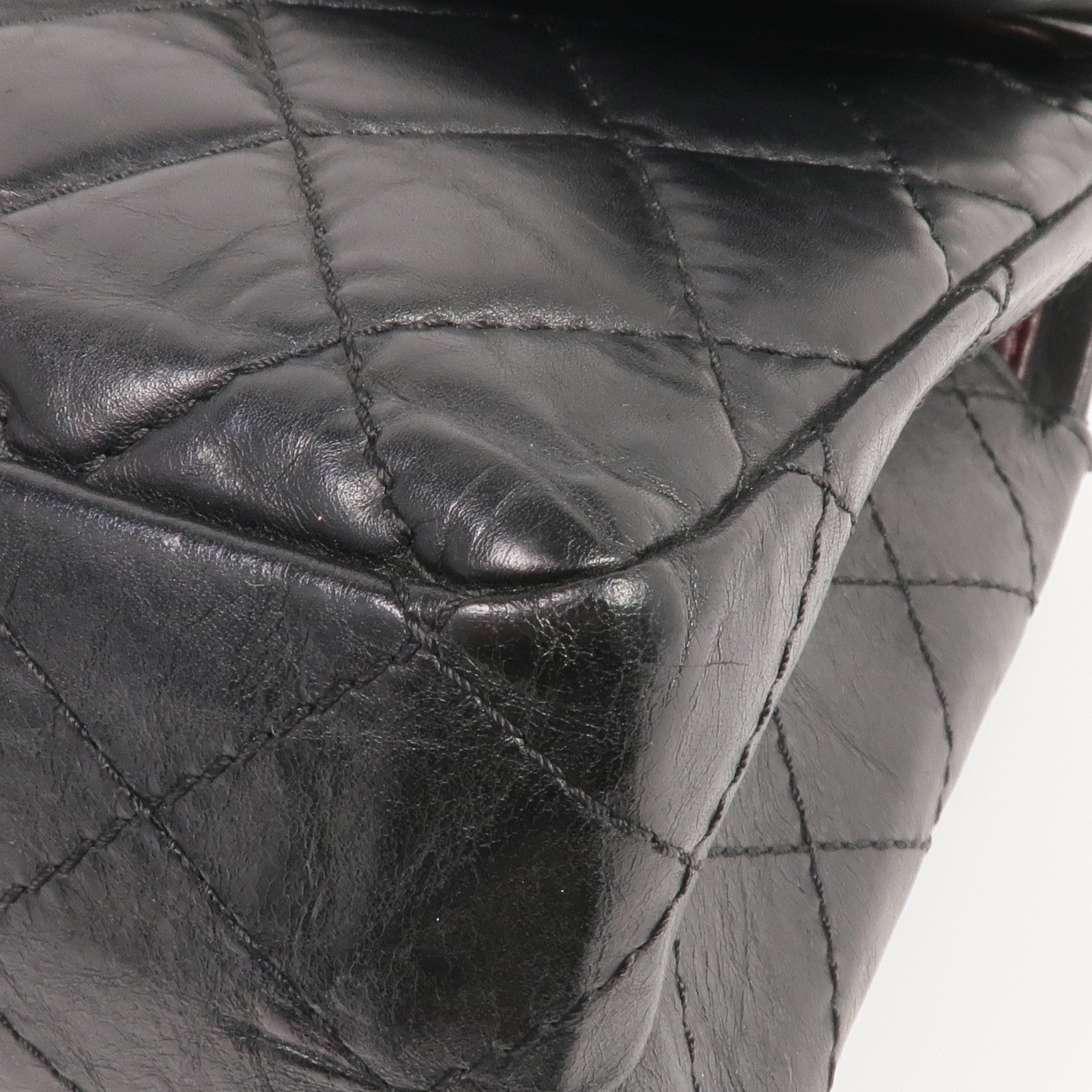 CHANEL 【激減優惠】牛皮皮革2.55 Medium金扣鏈帶肩背袋
