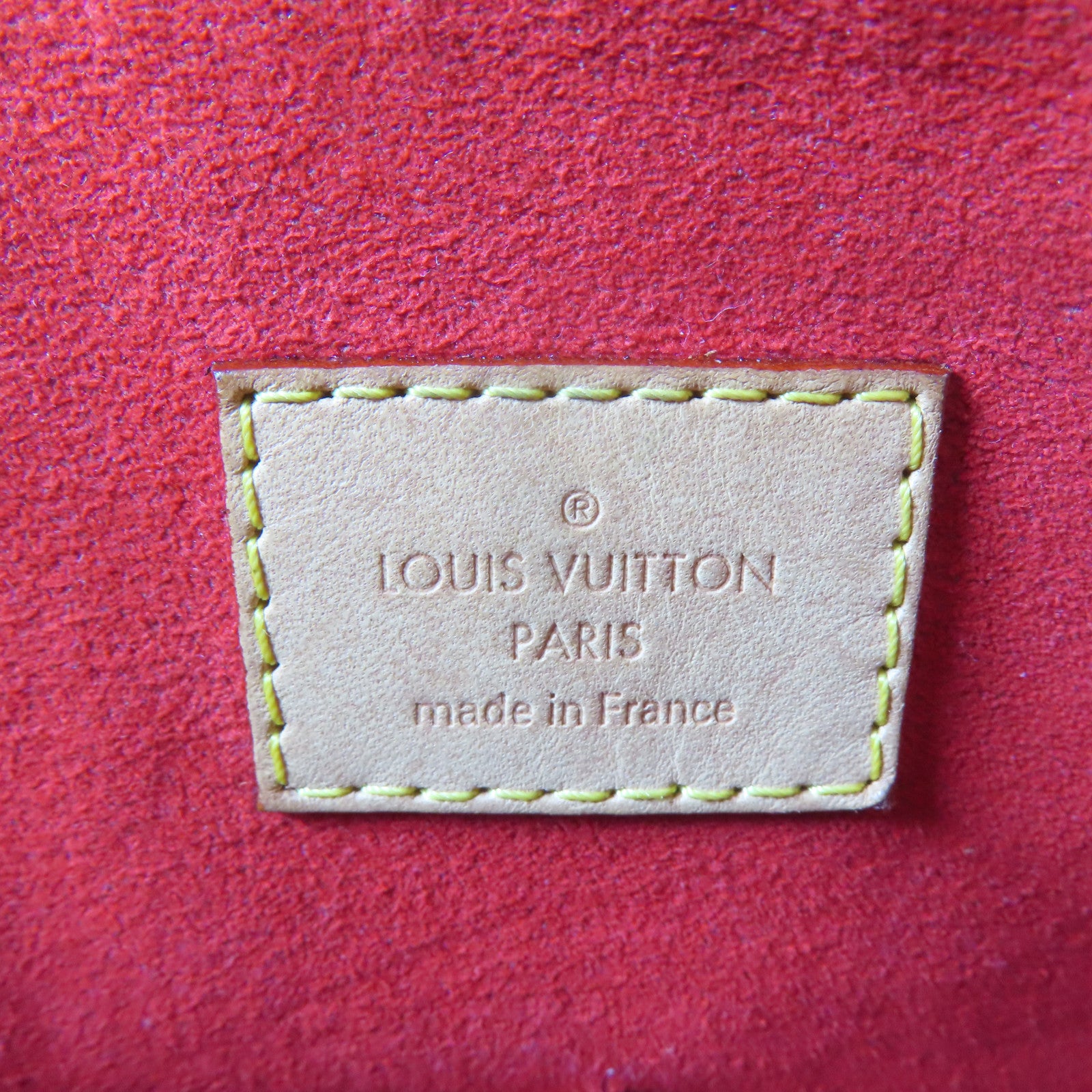 LOUIS VUITTON Monogram V Tote MM金扣手挽肩背兩用袋啡色