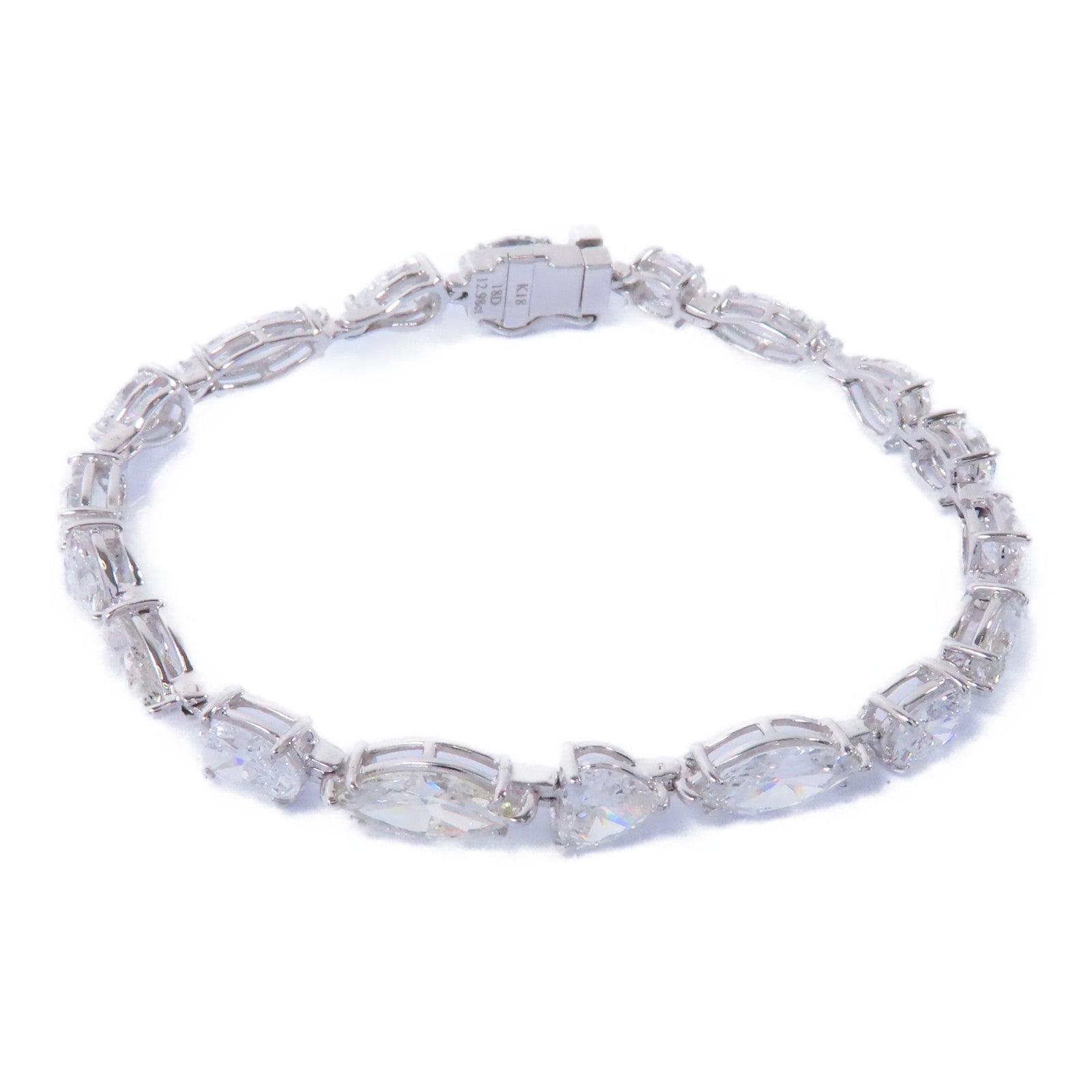 JEWELRY 【激減優惠】18K白金Diamond Bracelet鑽石手鏈