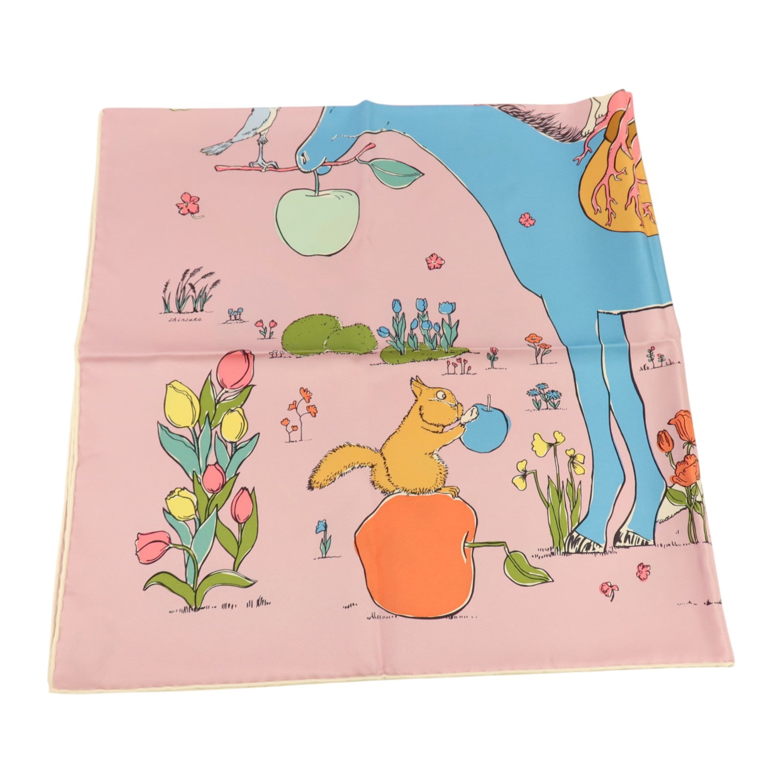 HERMES 絲質Scarf 90x90cm絲巾