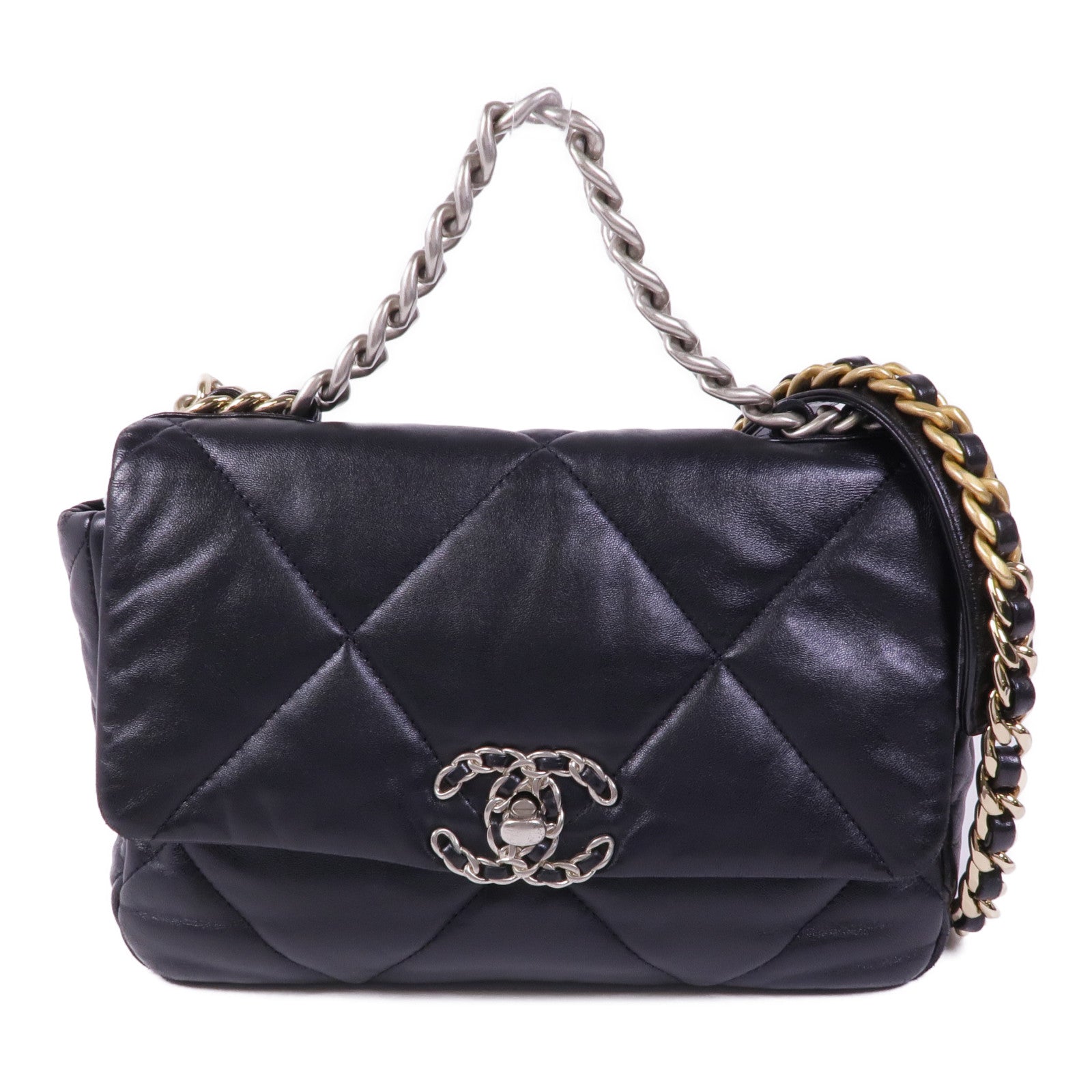 CHANEL 【激減優惠】羊皮皮革C19 Small手挽肩背兩用袋