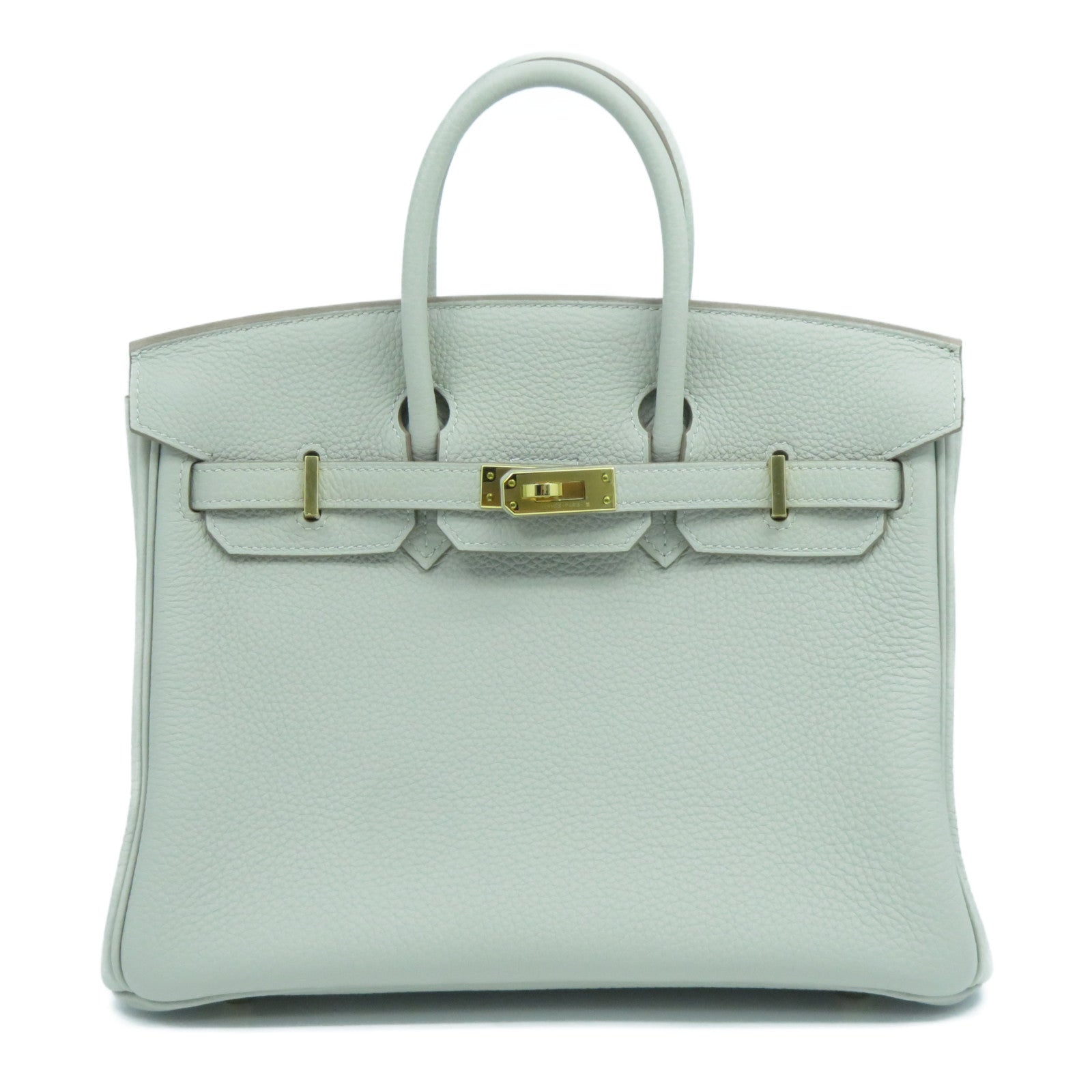 HERMES 【激減優惠】Togo皮革Birkin 25金扣手挽袋Gris Perle珍珠灰色
