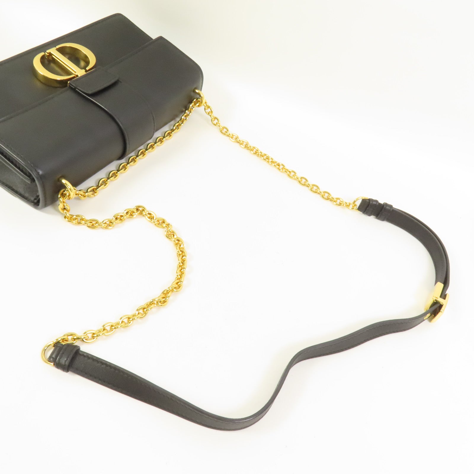 Dior 【激減優惠】牛皮皮革 30 Montaigne East-West Bag with Chain鏈帶肩背袋