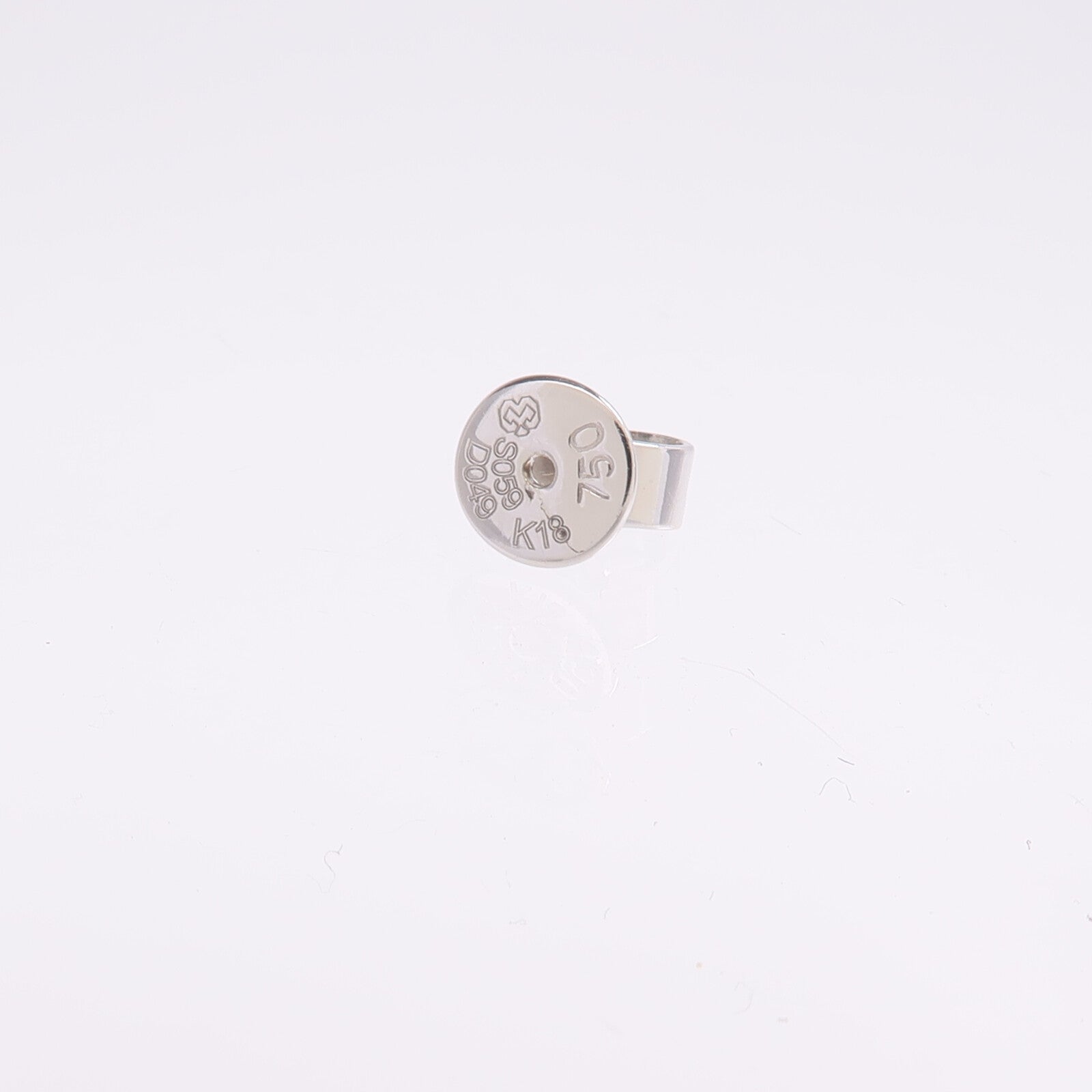 JEWELRY 18K白金Earrings藍寶石/鑽石耳環