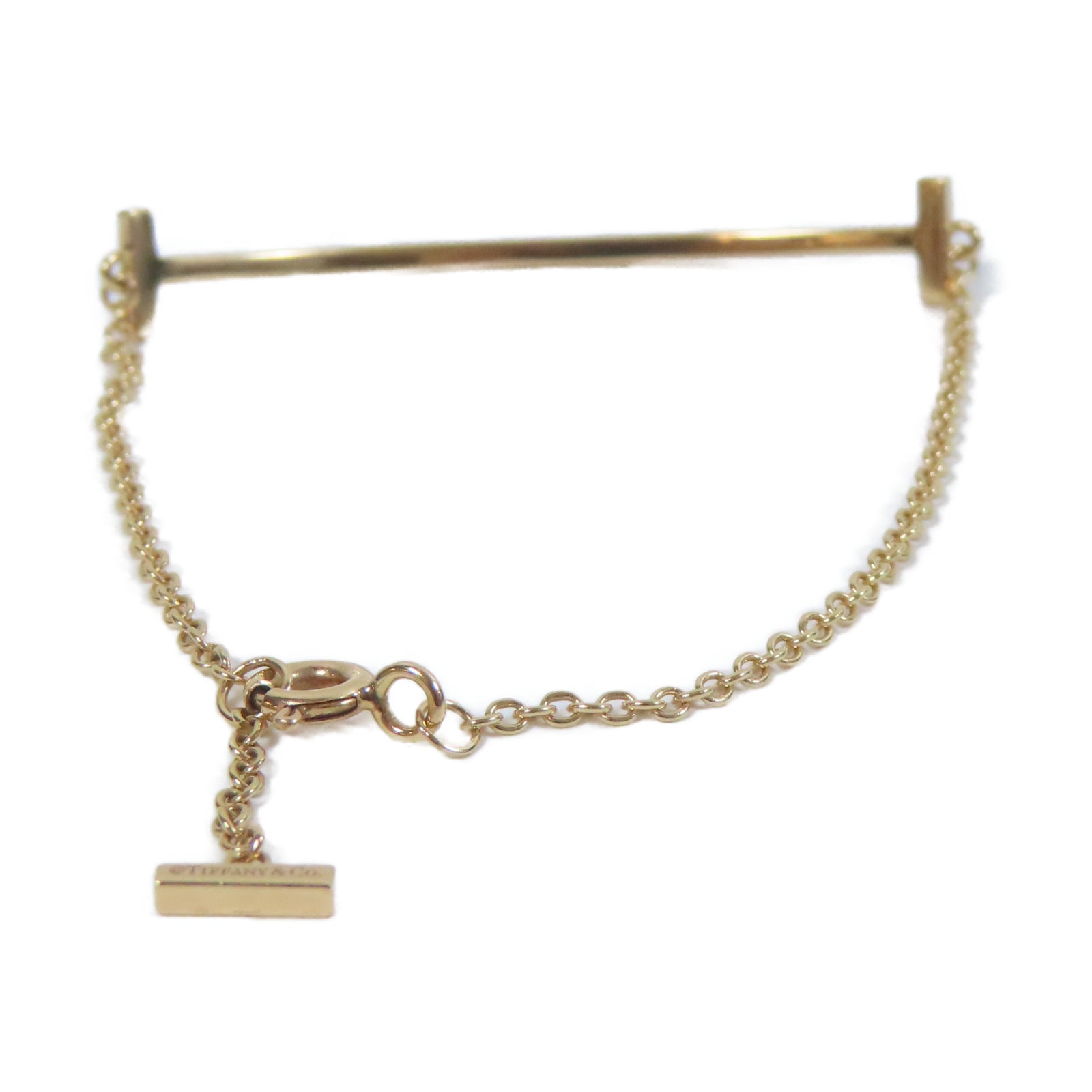 TIFFANY＆CO 【激減優惠】18K玫瑰金/鑽石T Smile Diamond Bracelet手鏈