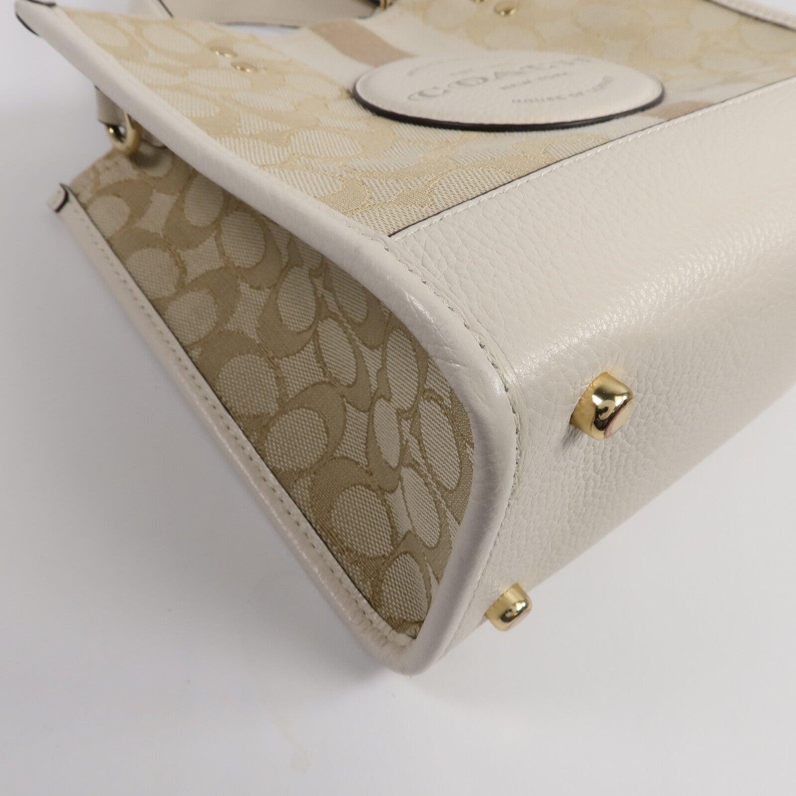 COACH 帆布Small Tote Bag手挽肩背兩用袋