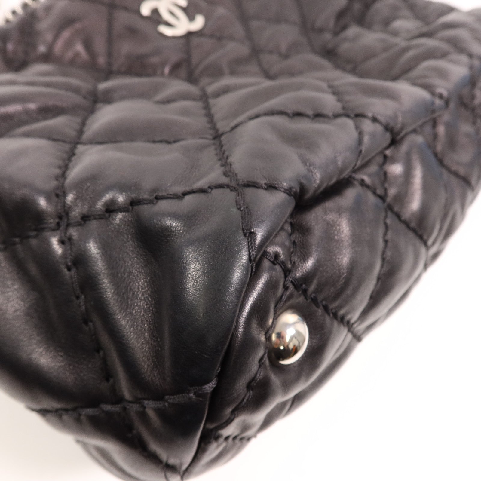 CHANEL 牛皮皮革Shoulder Bag鏈帶肩背袋