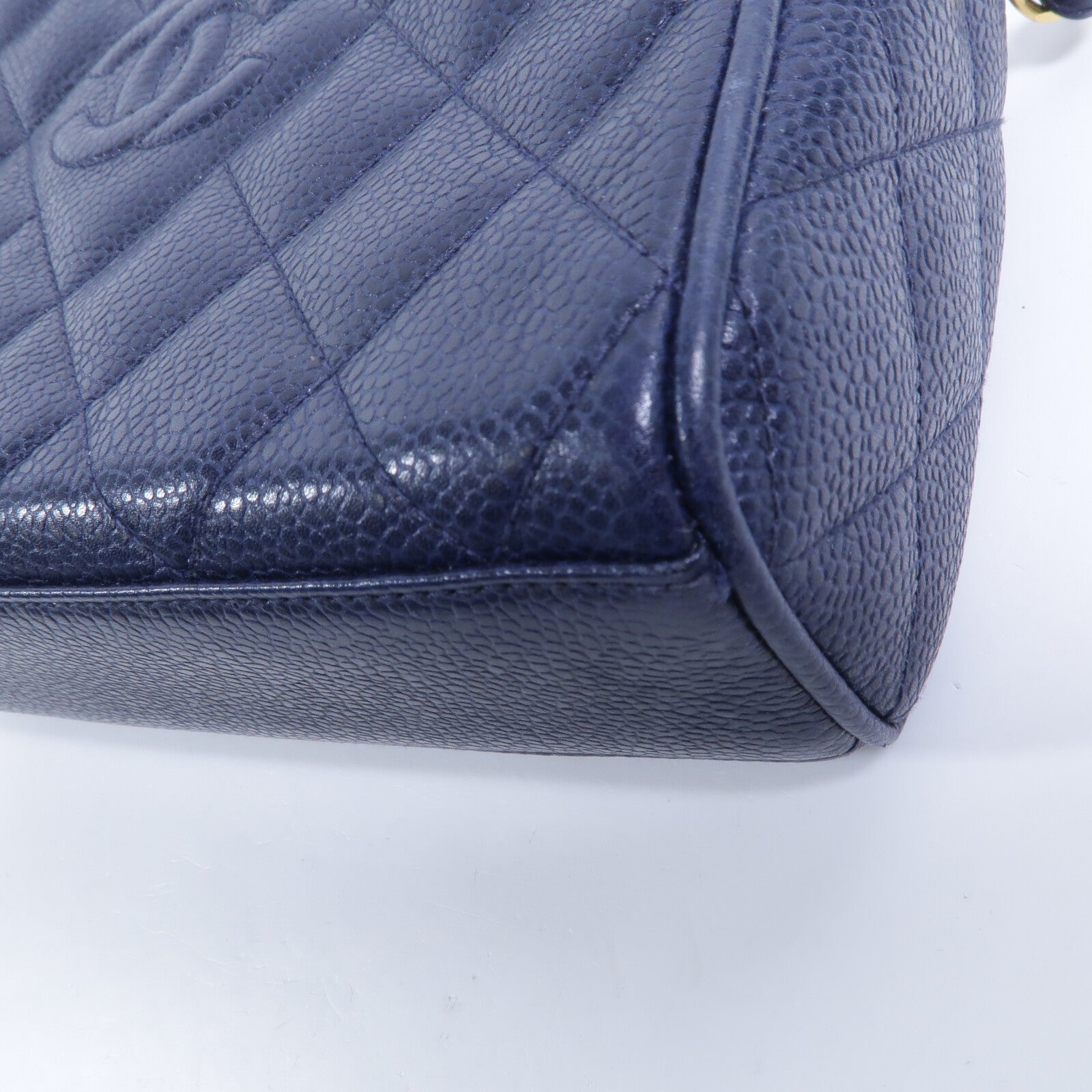 CHANEL 牛皮皮革Vintage Camera Bag鏈帶肩背袋