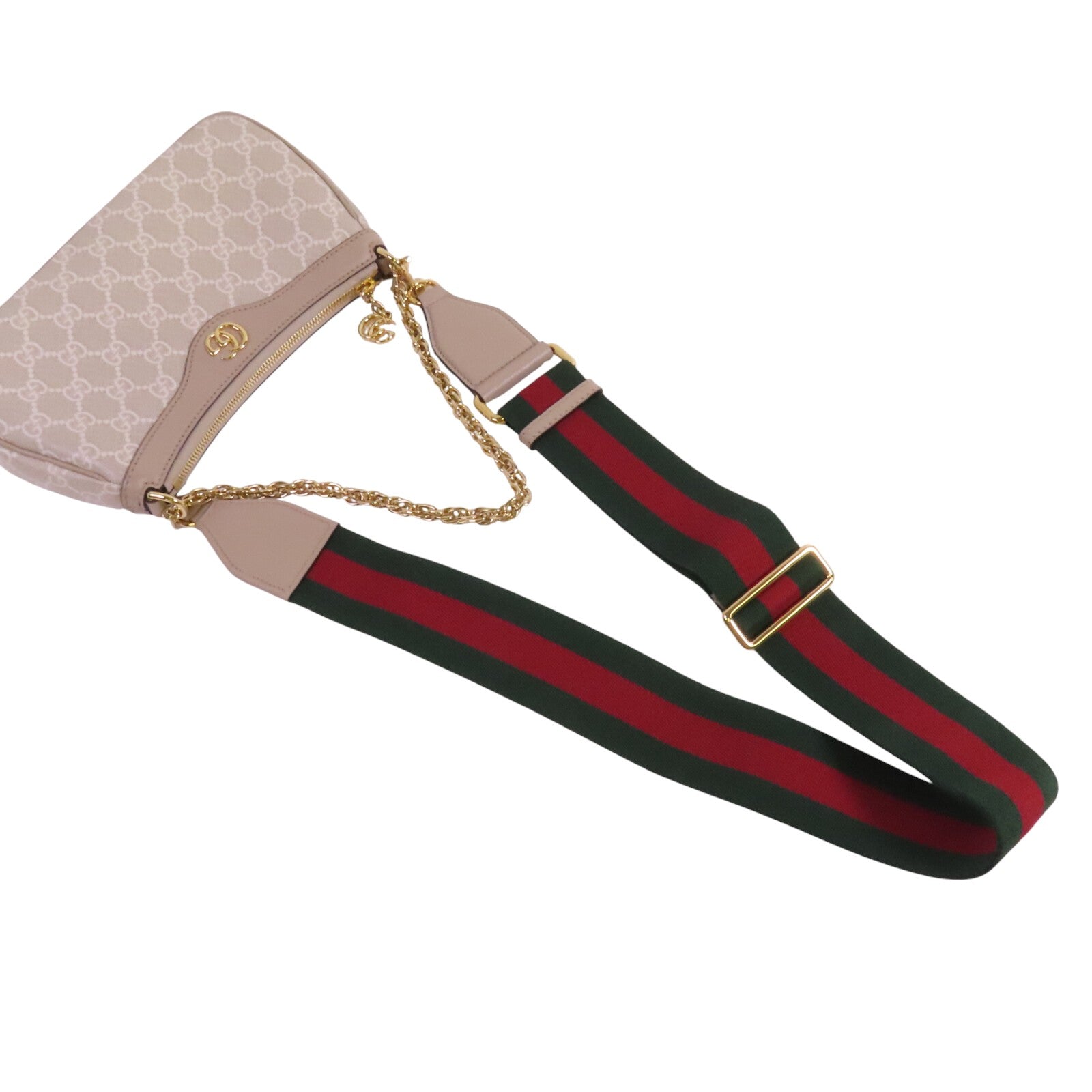 GUCCI 塗層帆布Ophidia Small金扣手挽肩背兩用袋