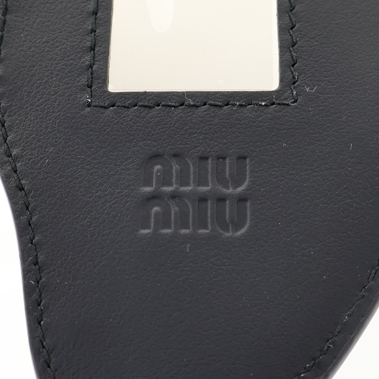 Miu Miu 牛皮皮革Penny Loafer Charm Keychain鎖匙扣