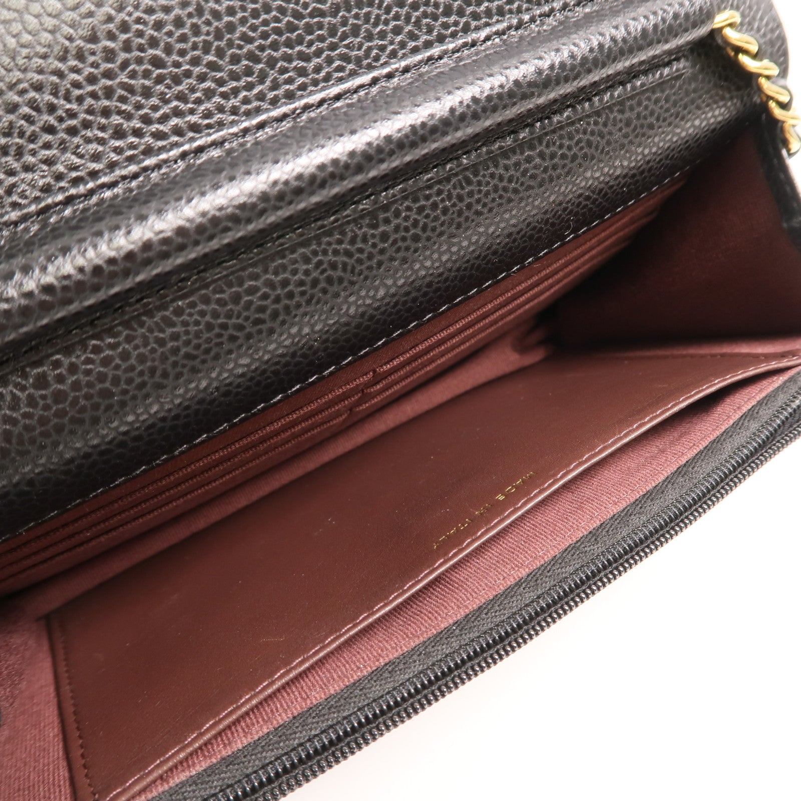 CHANEL 牛皮皮革WOC Wallet On Chain鏈帶肩背袋