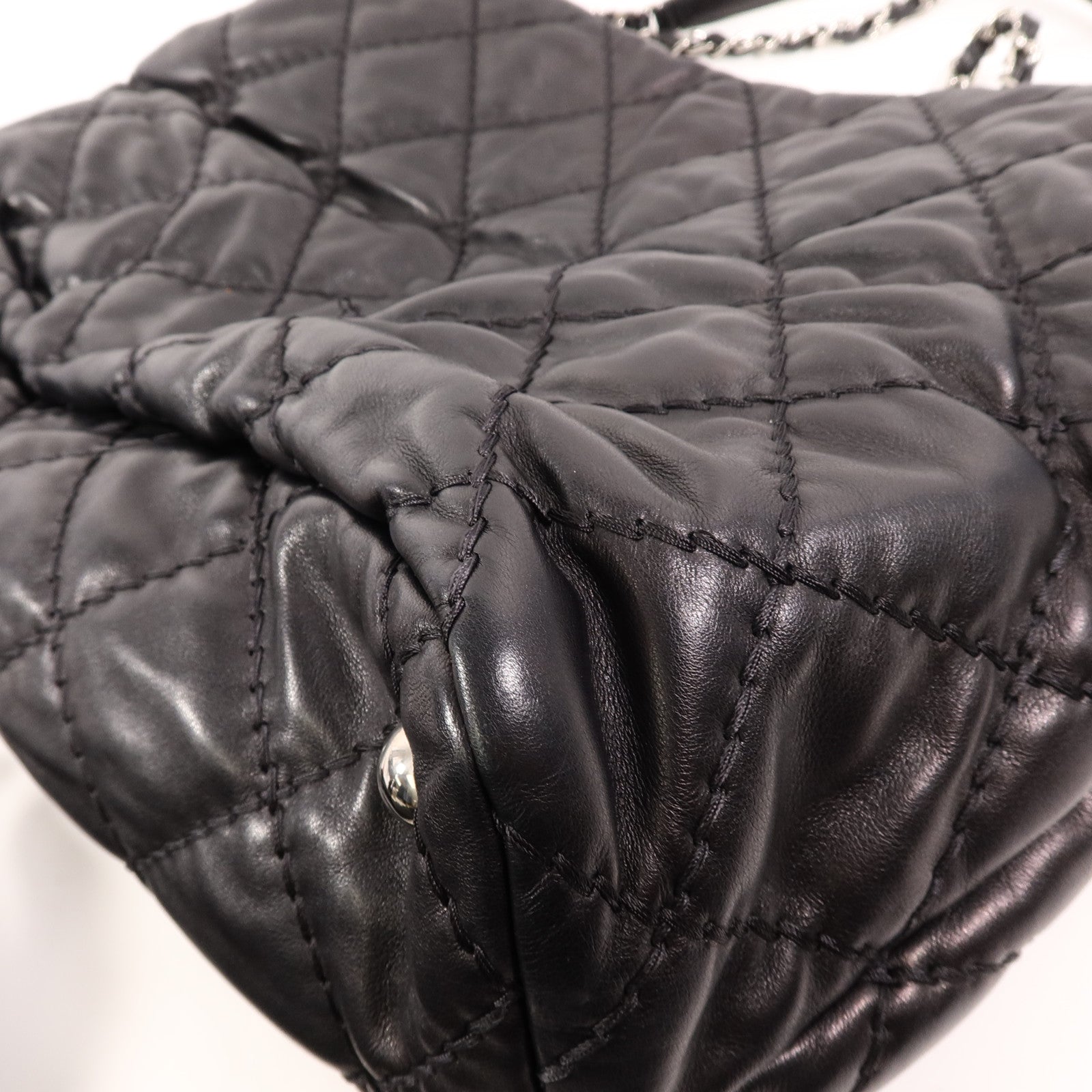 CHANEL 牛皮皮革Shoulder Bag鏈帶肩背袋