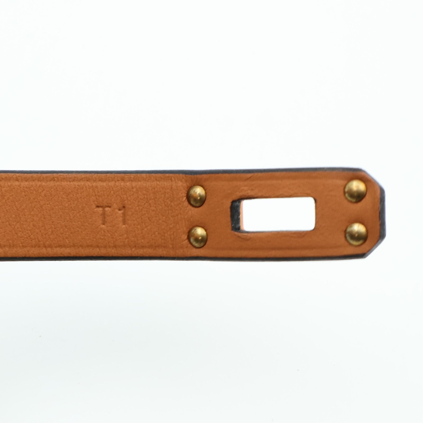 HERMES 【激減優惠】Swift皮革Mini Kelly Double Tour Bracelet金扣手鏈