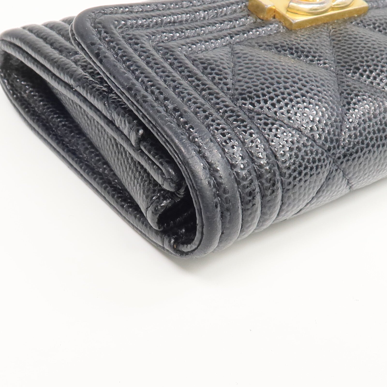 CHANEL 牛皮皮革Boy Card Case卡片套