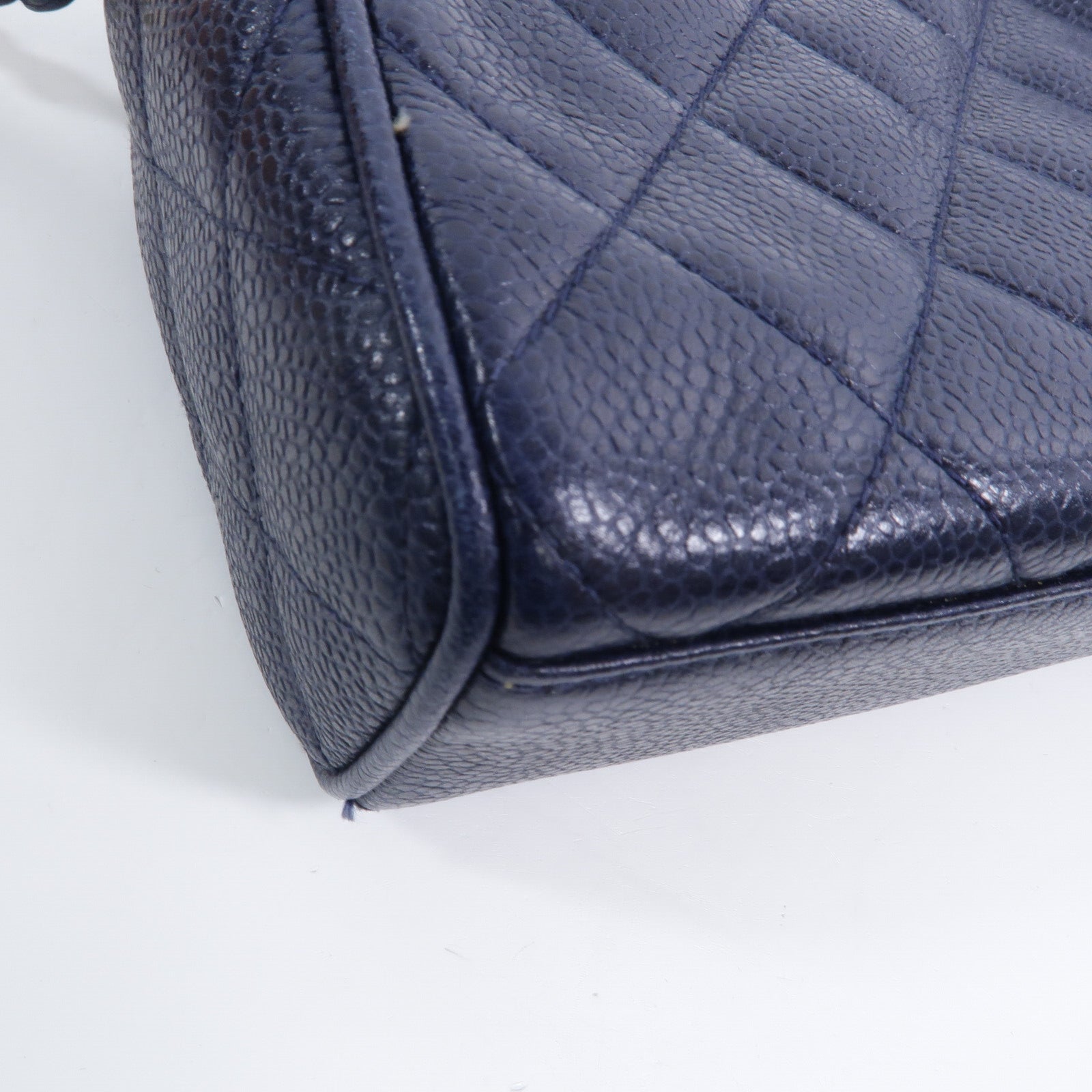 CHANEL 牛皮皮革Vintage Camera Bag鏈帶肩背袋