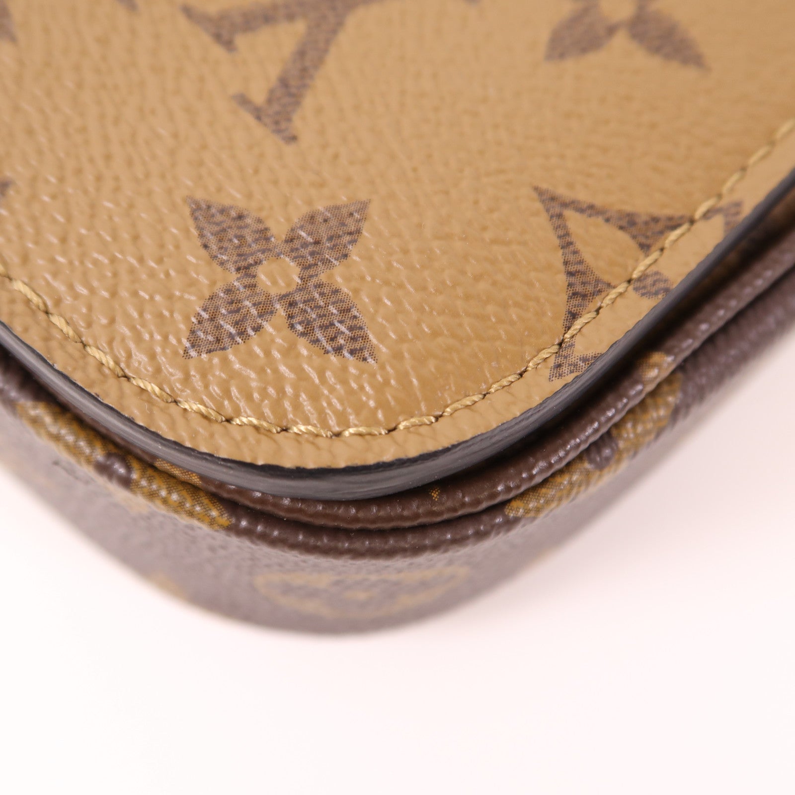 LOUIS VUITTON Monogram Reverse Pochette Metis金扣手挽肩背兩用袋