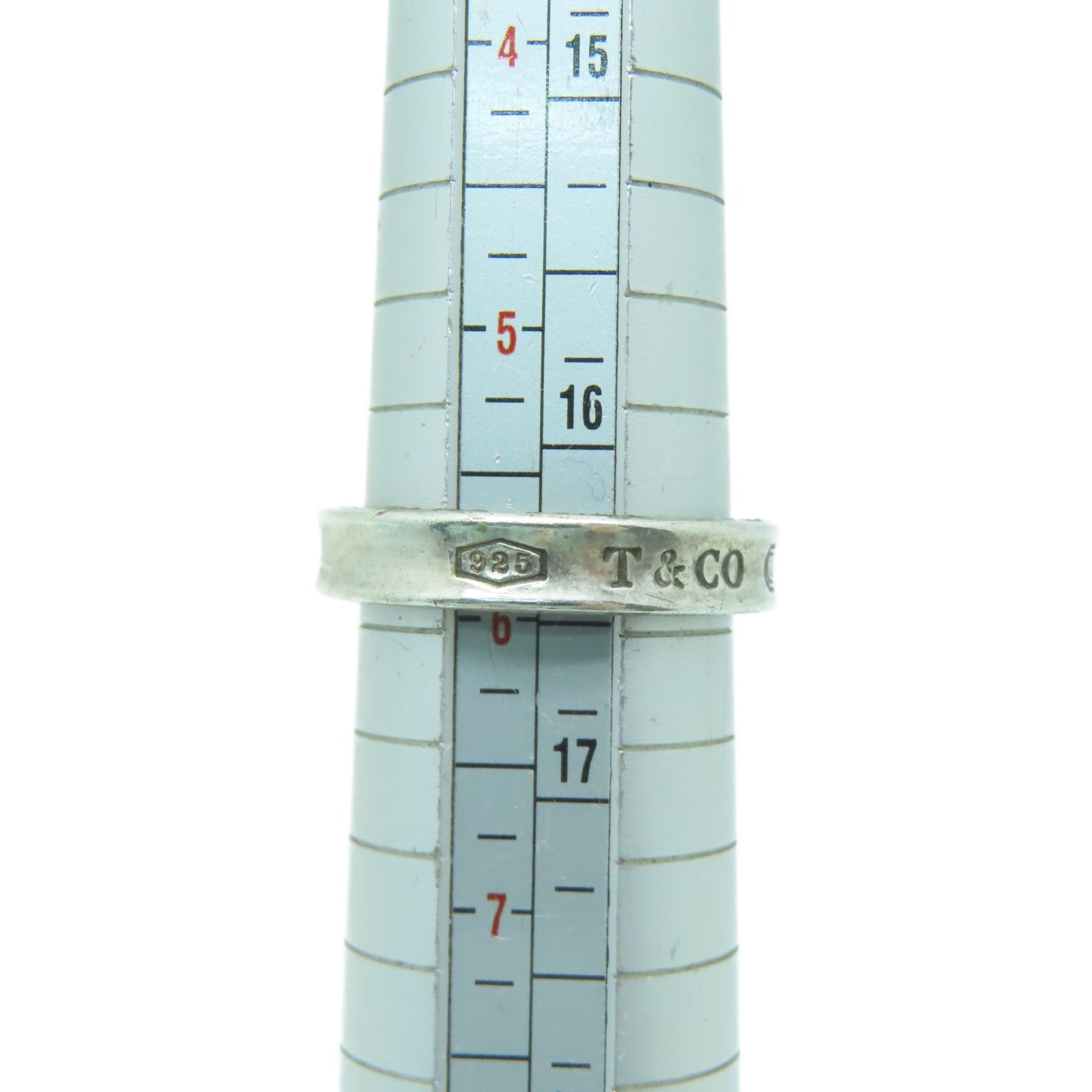 TIFFANY＆CO 【激減優惠】925純銀Ring Ag925戒指US#5.75