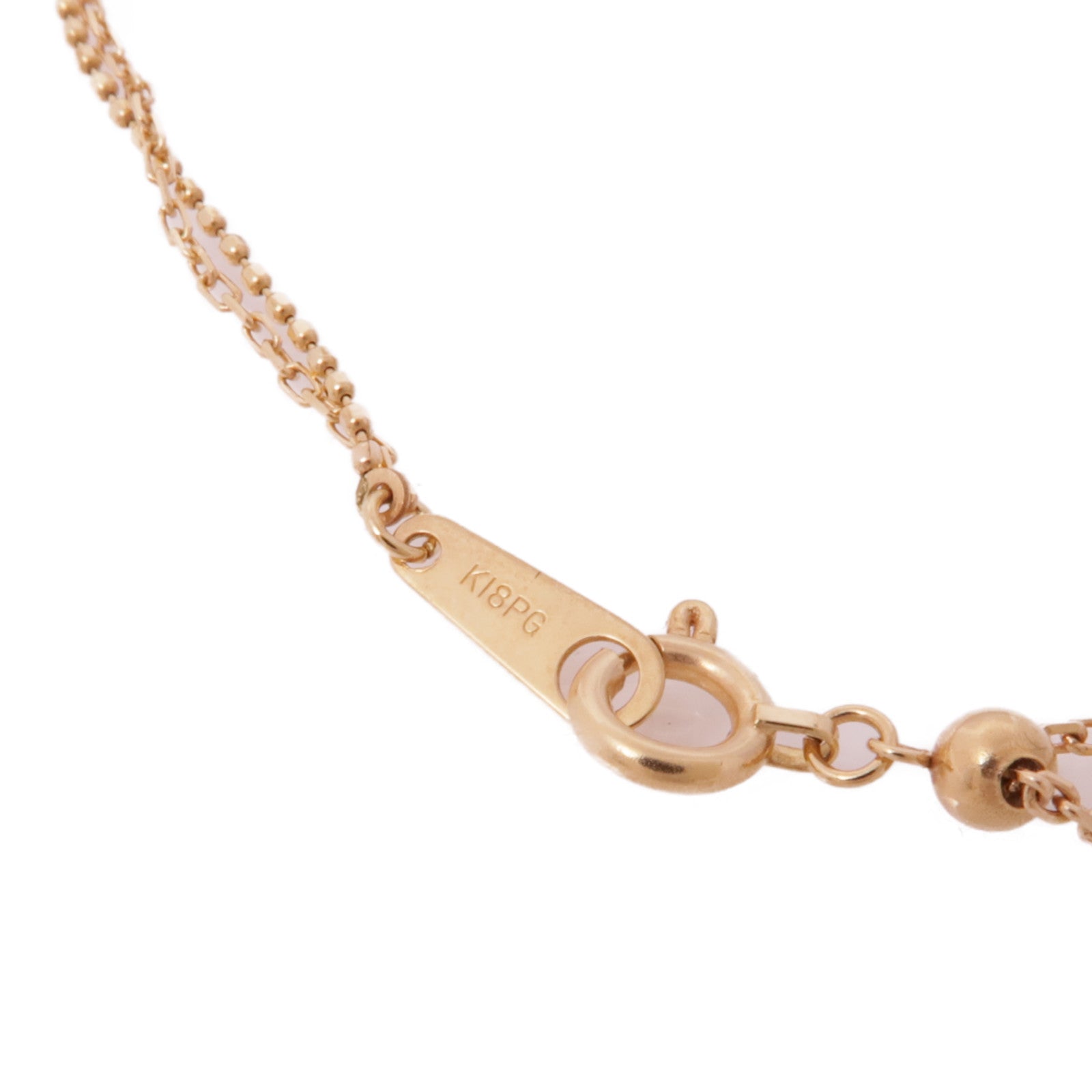 JEWELRY Diamond Necklace 18K Pink Gold