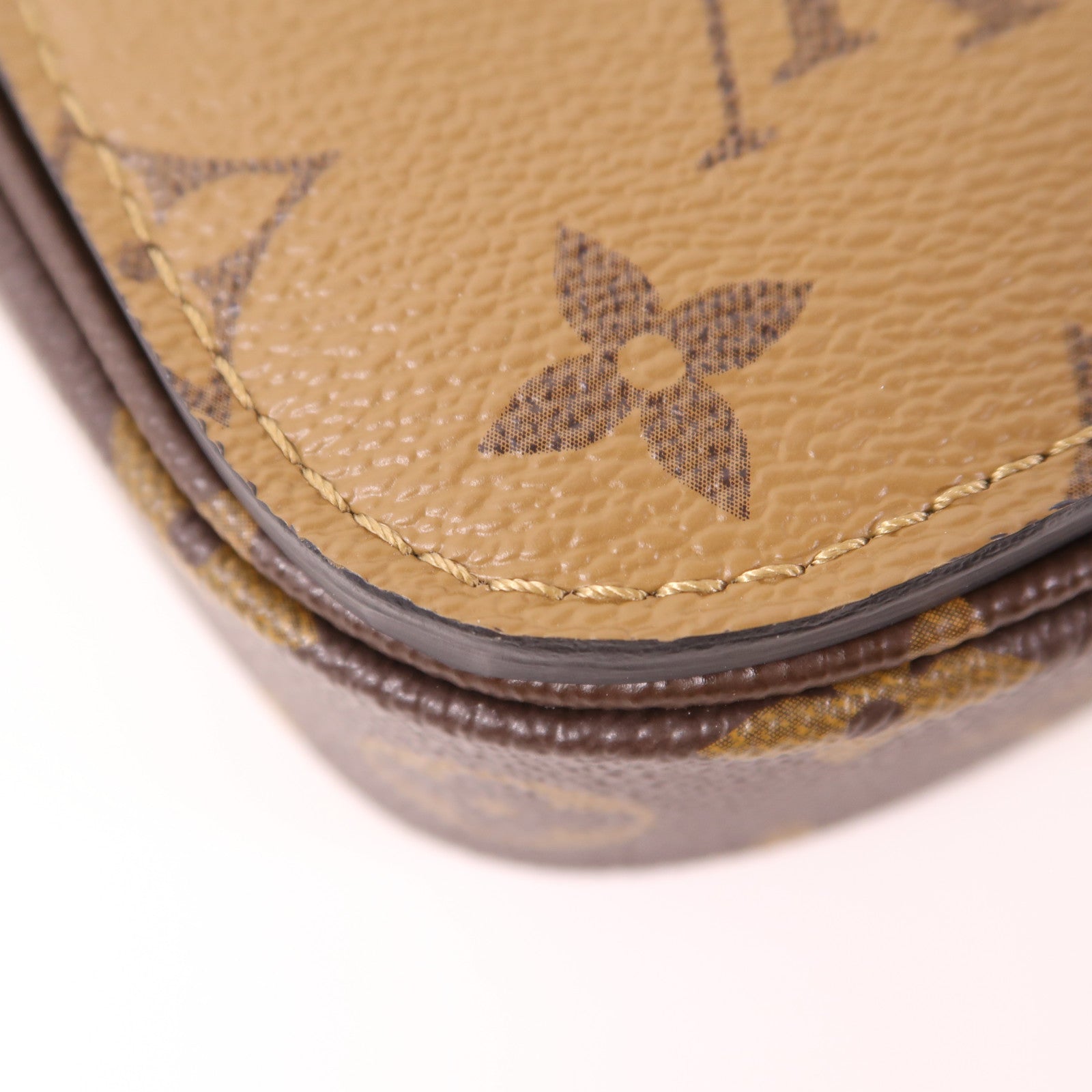 LOUIS VUITTON Monogram Reverse Pochette Metis金扣手挽肩背兩用袋