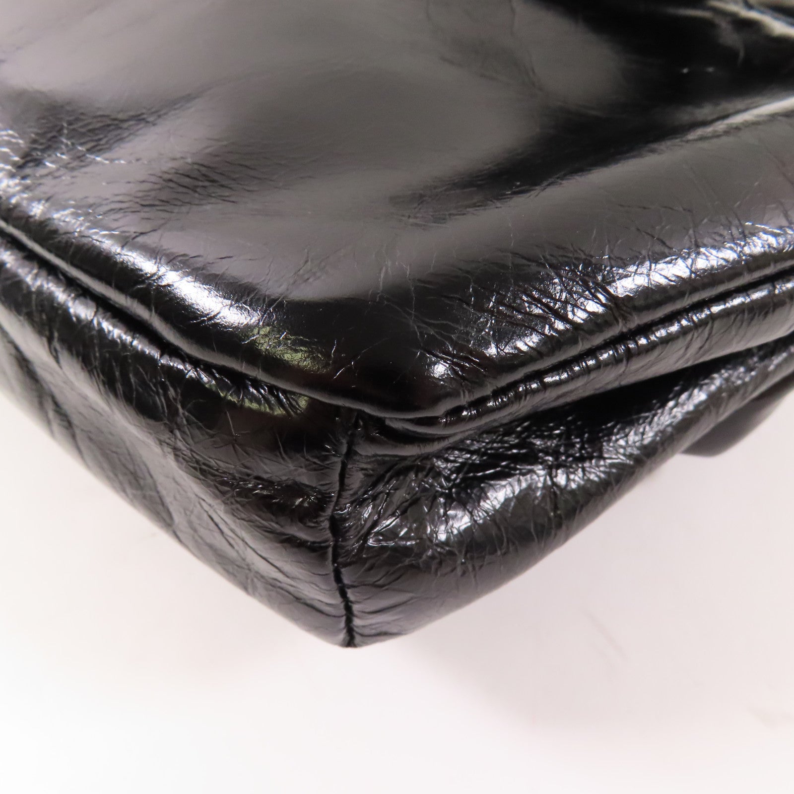 PRADA 牛皮皮革Shoulder Bag銀扣肩背袋