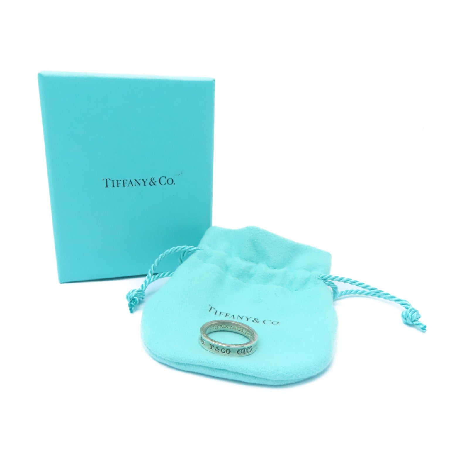TIFFANY＆CO 【激減優惠】925純銀Ring Ag925戒指US#5.75