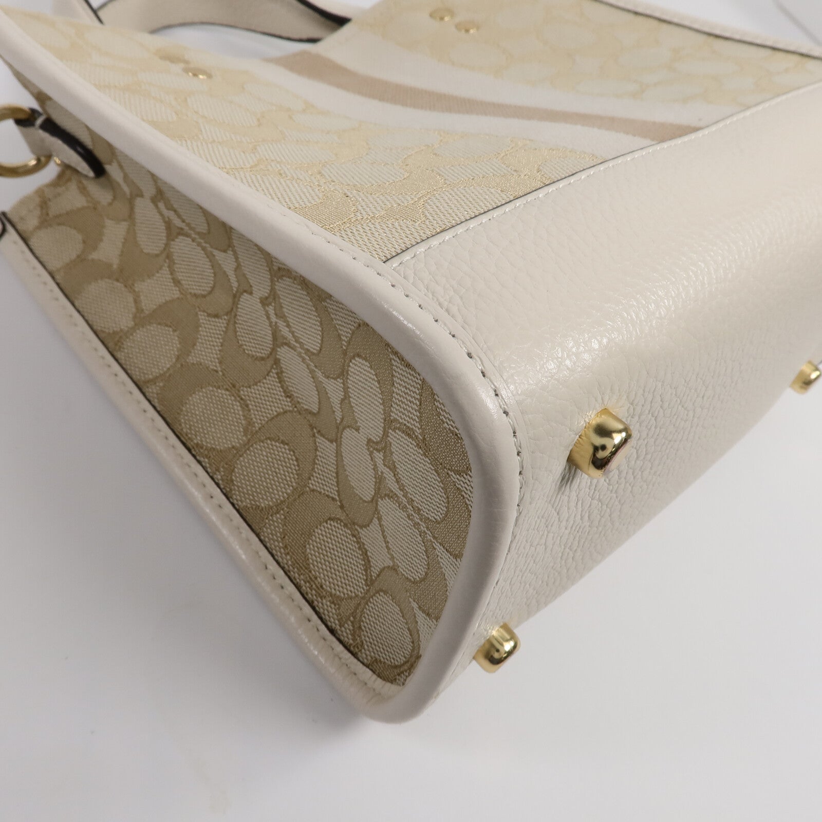 COACH 帆布Small Tote Bag手挽肩背兩用袋