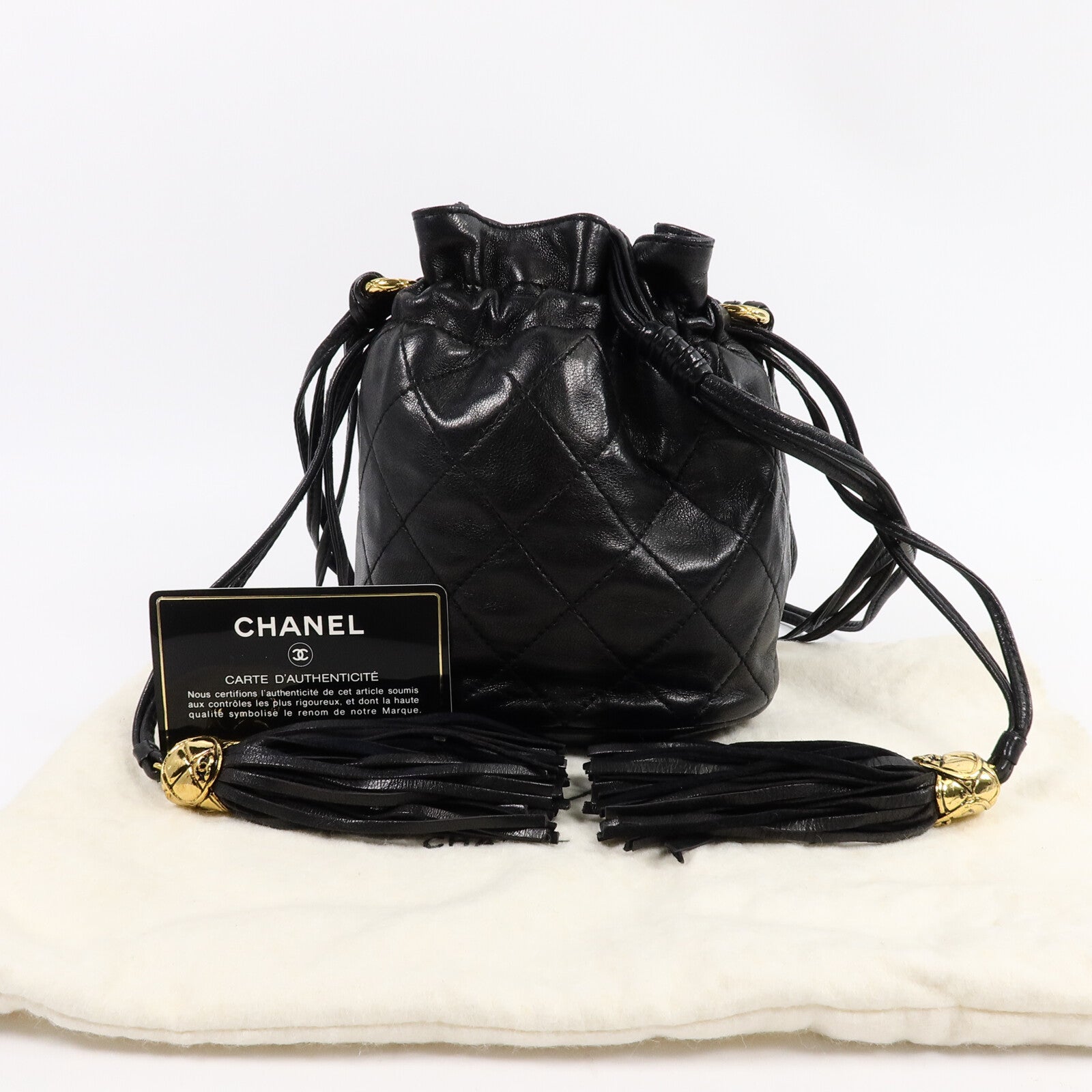 CHANEL 羊皮皮革Vintage Bucket肩背袋