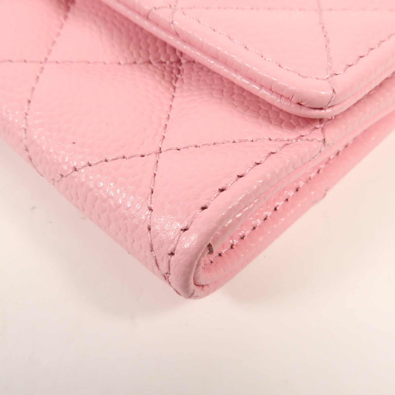 CHANEL 牛皮皮革Card Case金扣卡片套