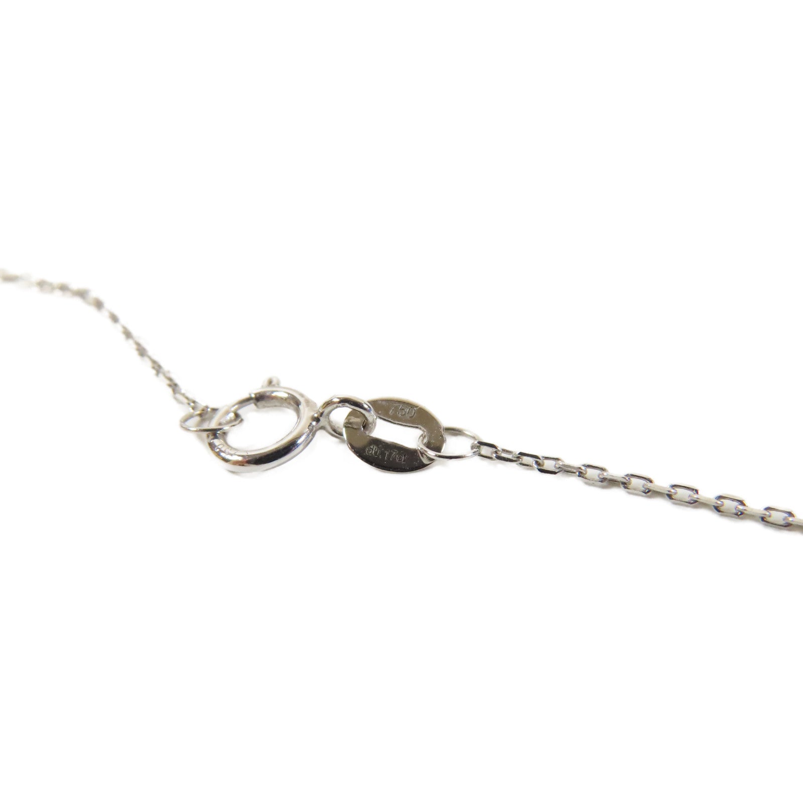 JEWELRY 【激減優惠】18K白金0.17ctDiamond Necklace鑽石項鍊#40cm