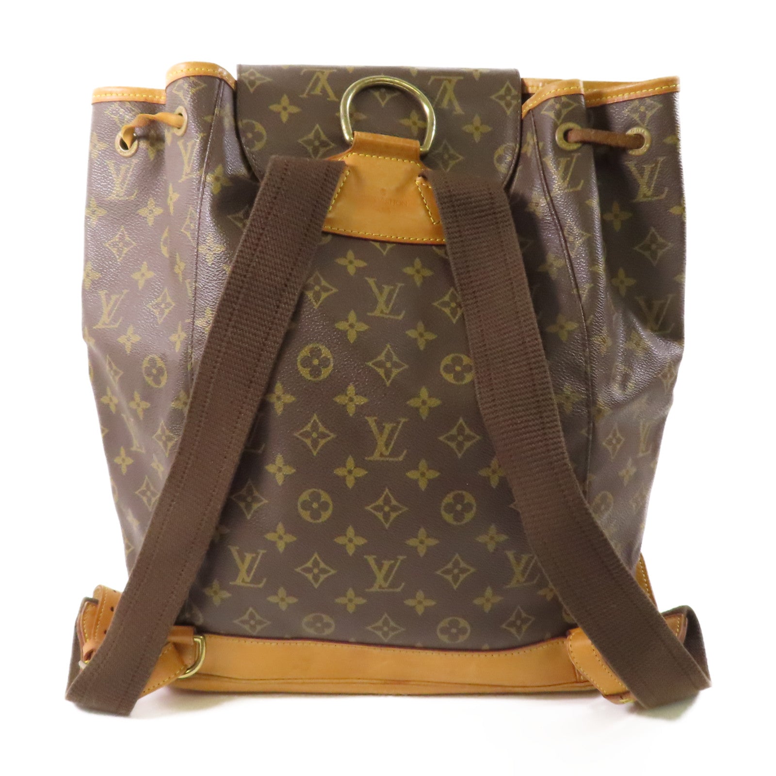 LOUIS VUITTON Monogram Montsouris GM金扣背包