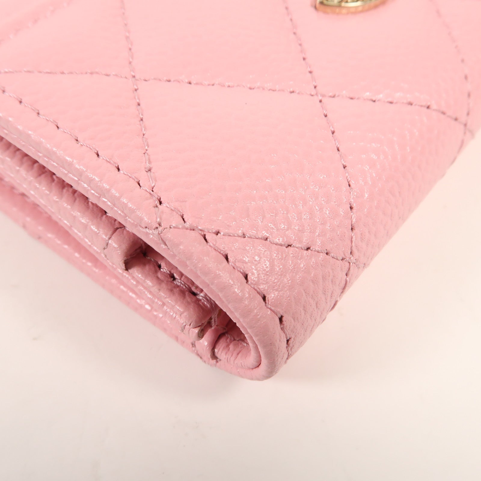CHANEL 牛皮皮革Card Case金扣卡片套