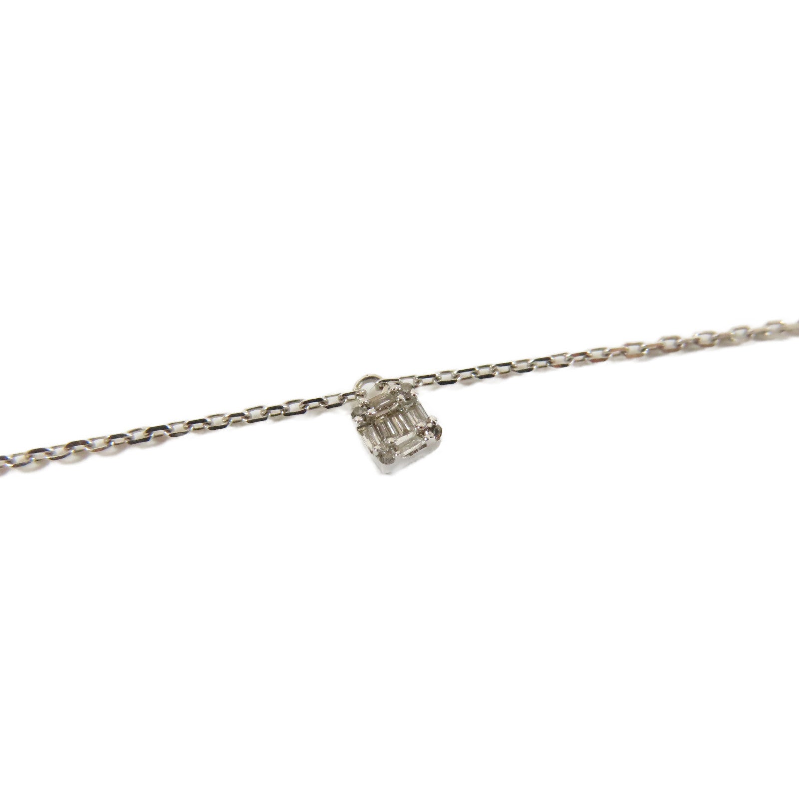 JEWELRY 【激減優惠】18K白金0.17ctDiamond Necklace鑽石項鍊#40cm