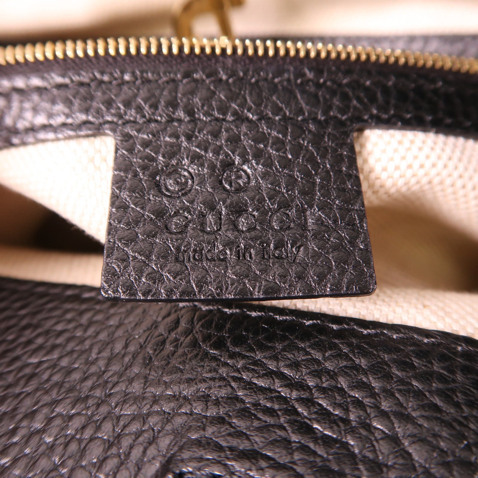 GUCCI 牛皮皮革Tote Bag金扣鏈帶手挽袋