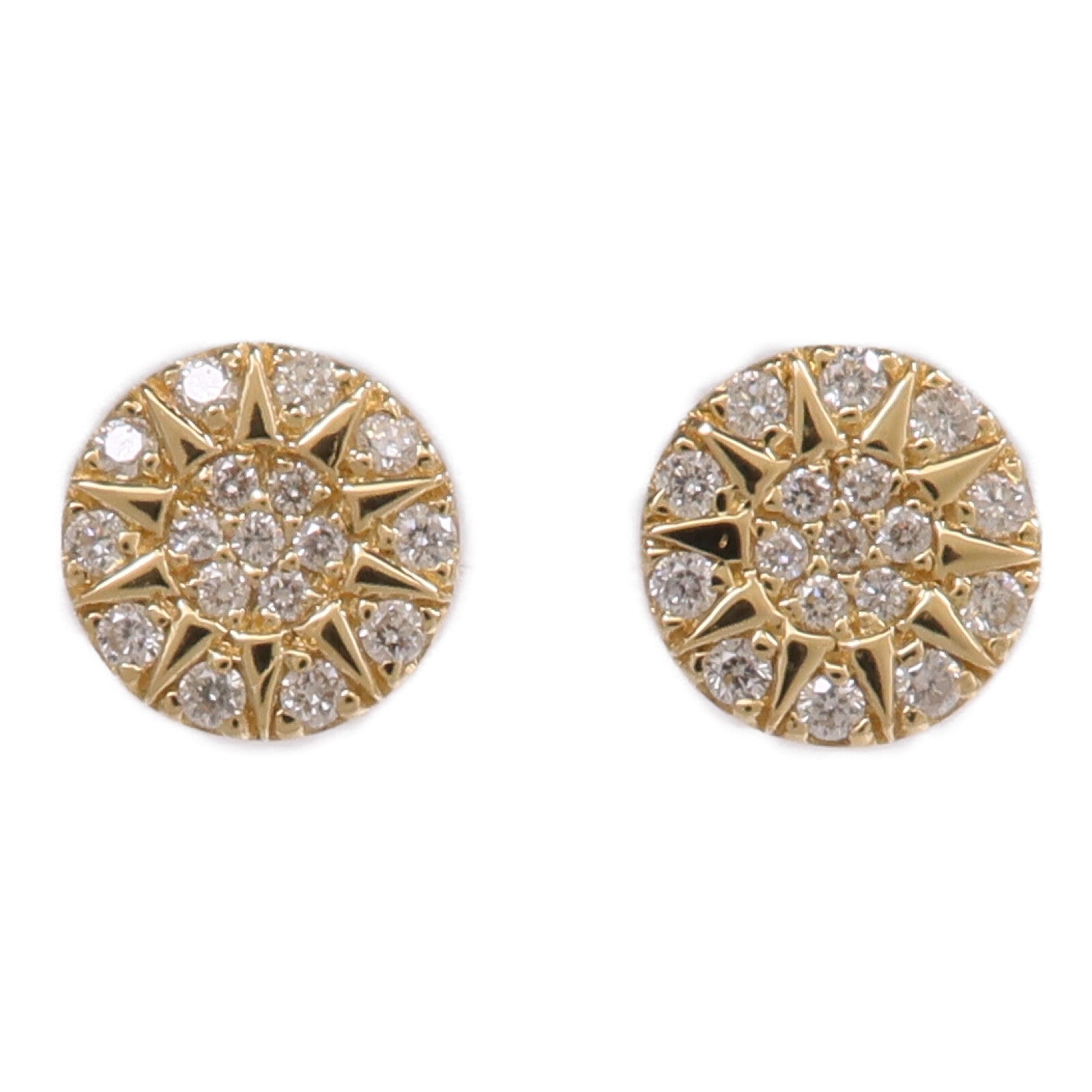 JEWELRY 18K黃金Diamond Earrings鑽石耳環