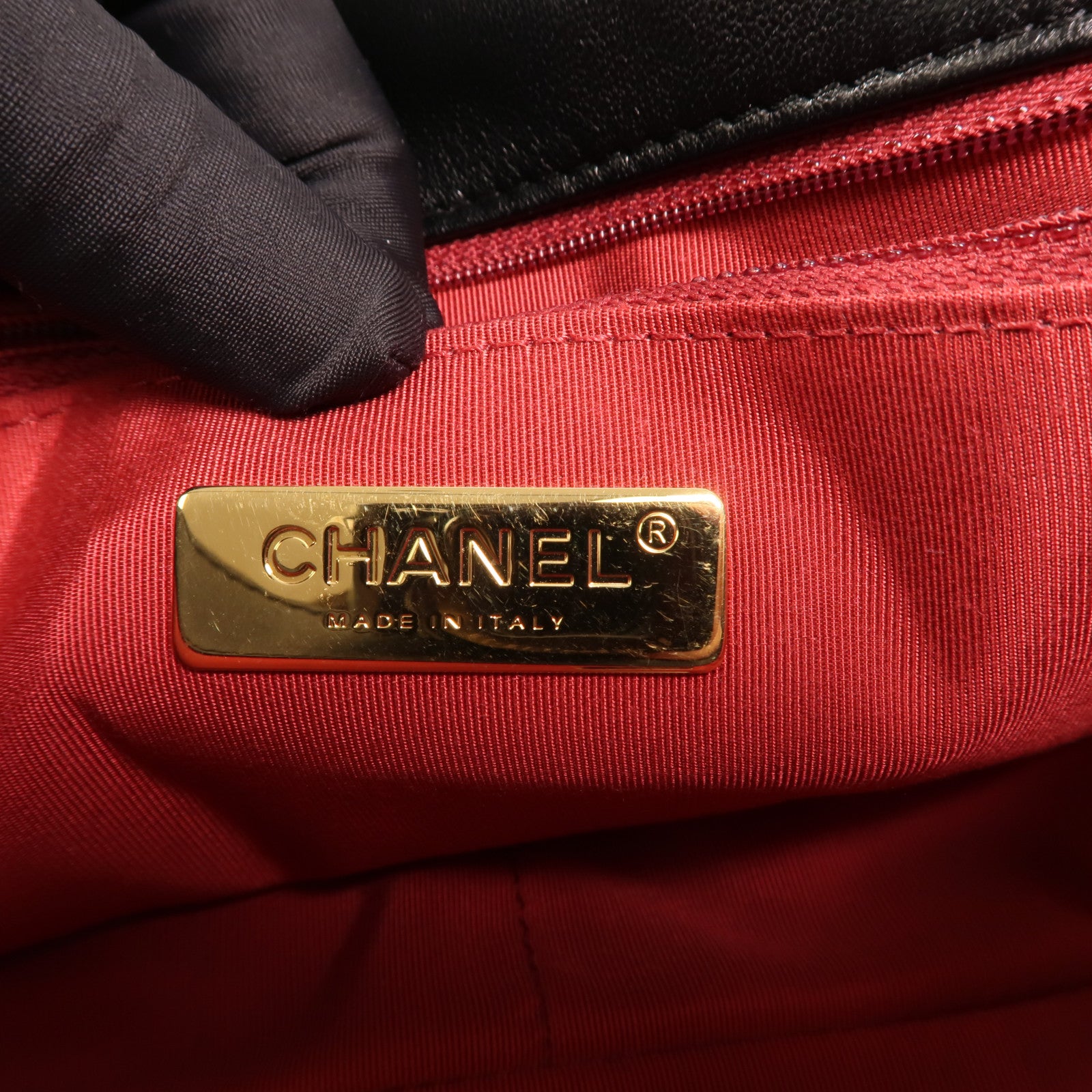 CHANEL 羊皮皮革C19 Small手挽肩背兩用袋