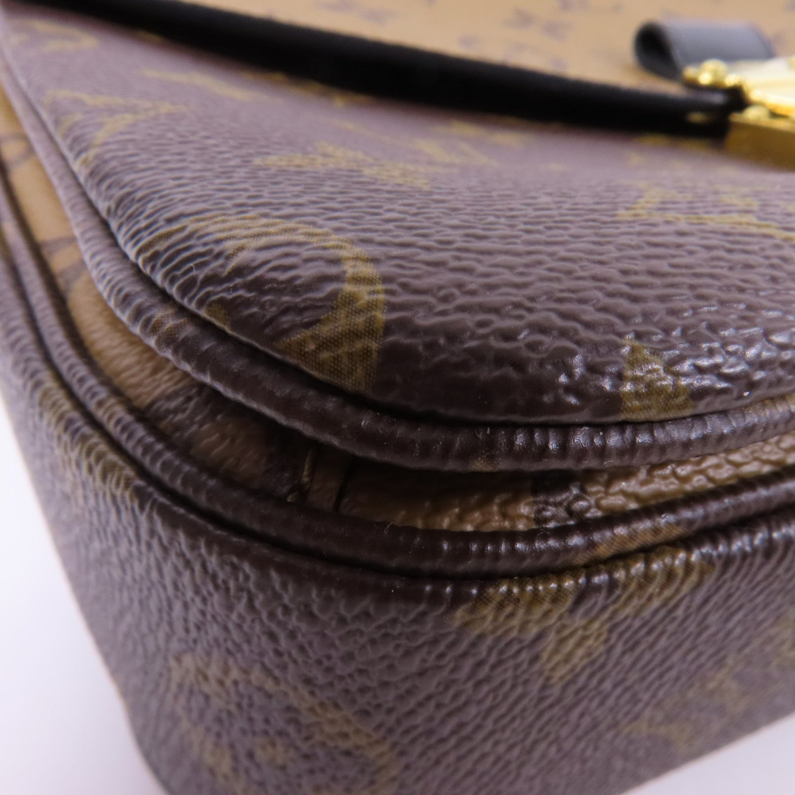 LOUIS VUITTON Monogram Reverse Pochette Metis金扣手挽肩背兩用袋