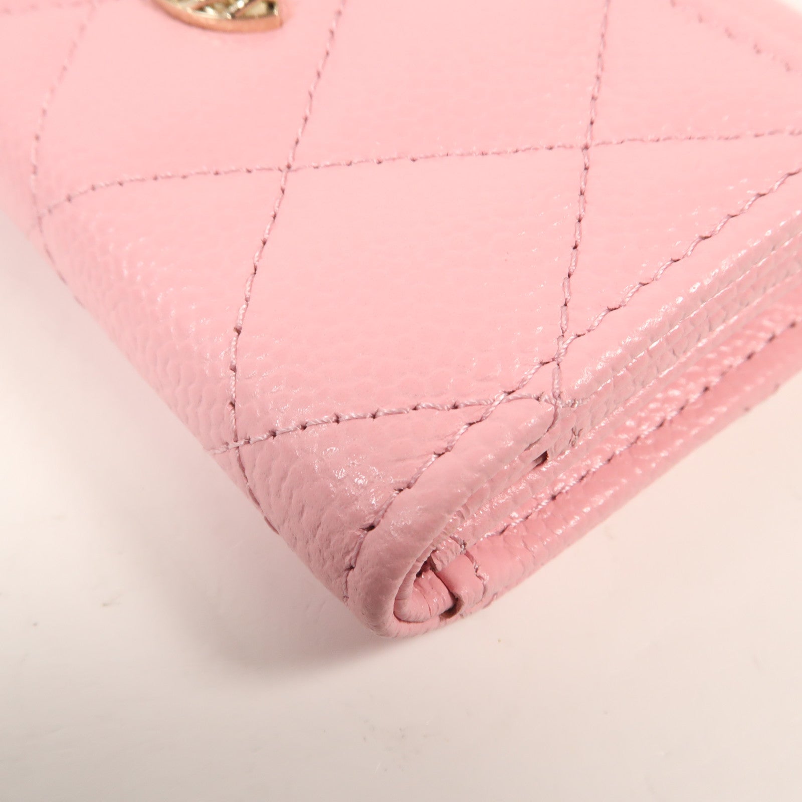 CHANEL 牛皮皮革Card Case金扣卡片套