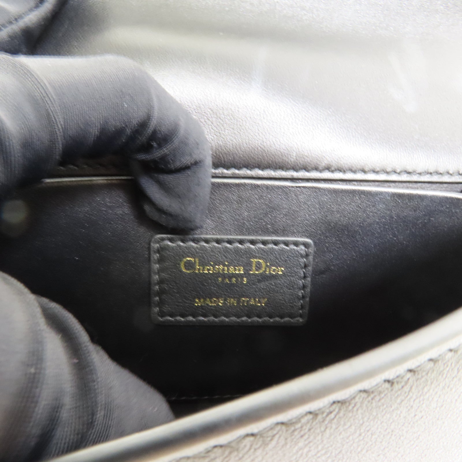 Dior 【激減優惠】牛皮皮革 30 Montaigne East-West Bag with Chain鏈帶肩背袋
