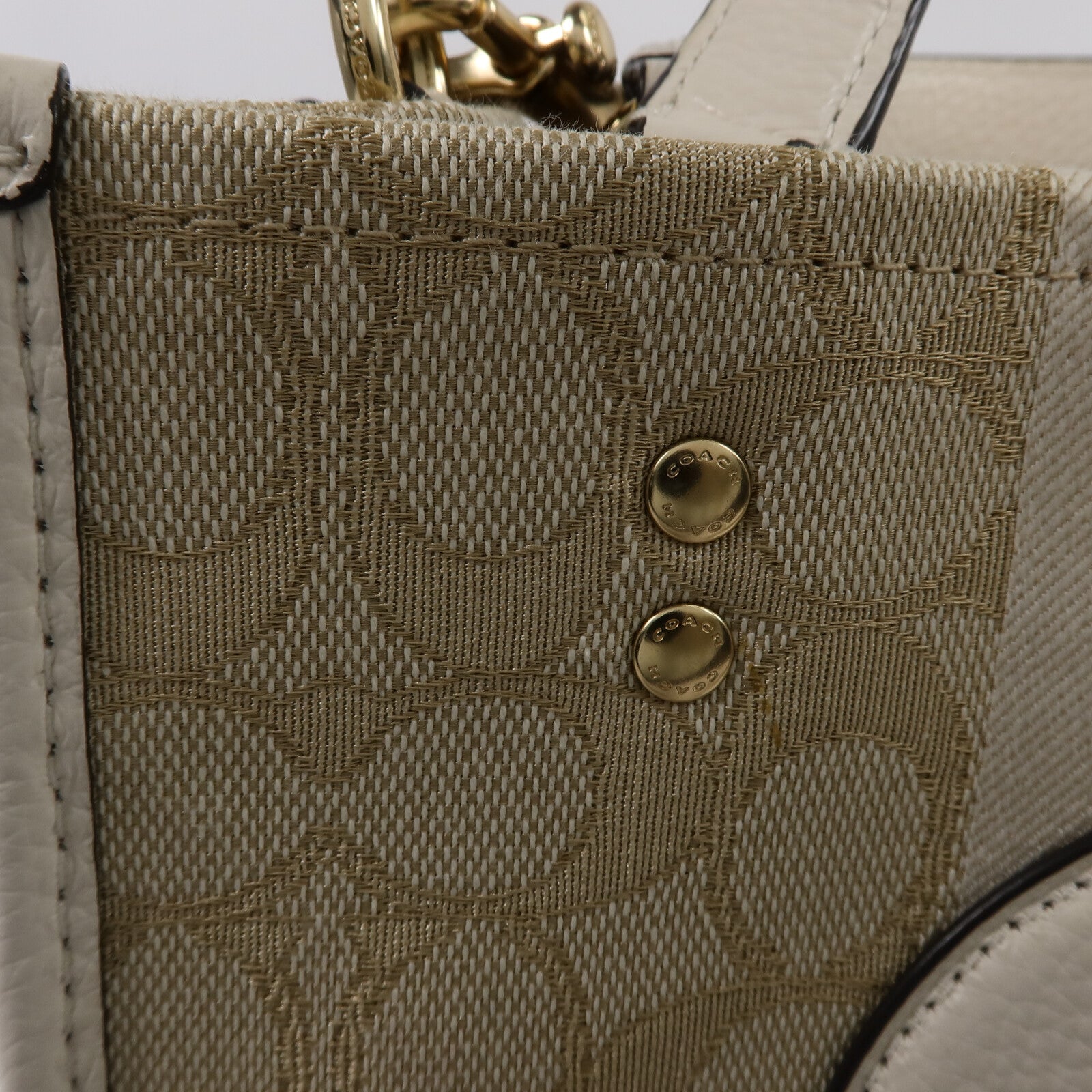 COACH 帆布Small Tote Bag手挽肩背兩用袋
