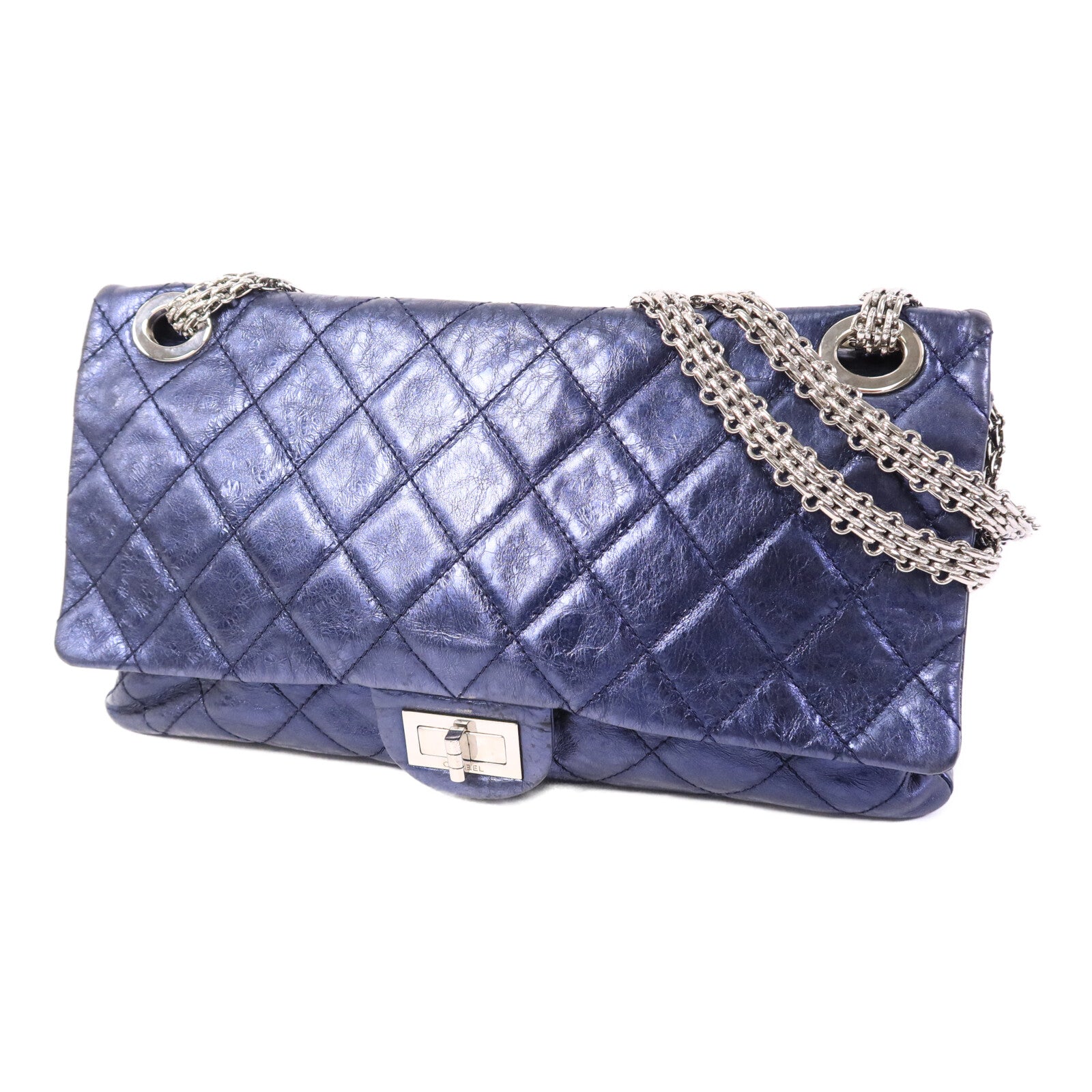 CHANEL 牛皮皮革2.55 Chain Shoulder Bag鏈帶肩背袋