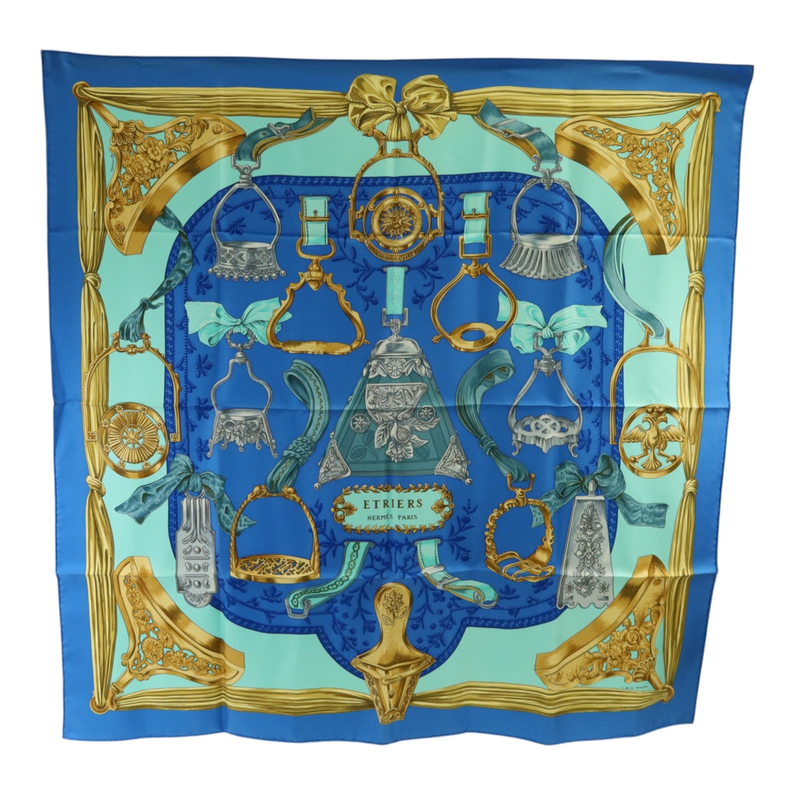 HERMES 絲質Scarf 90x90絲巾