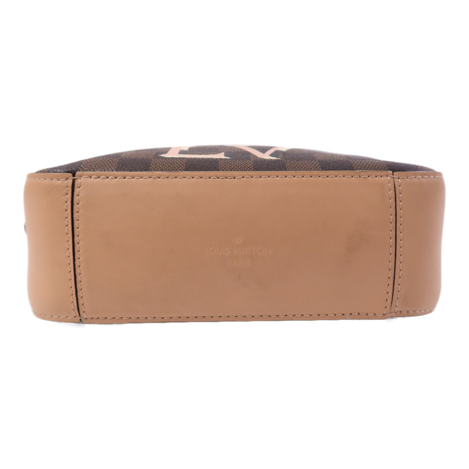 LOUIS VUITTON Damier Sunta Monica金扣手挽肩背兩用袋