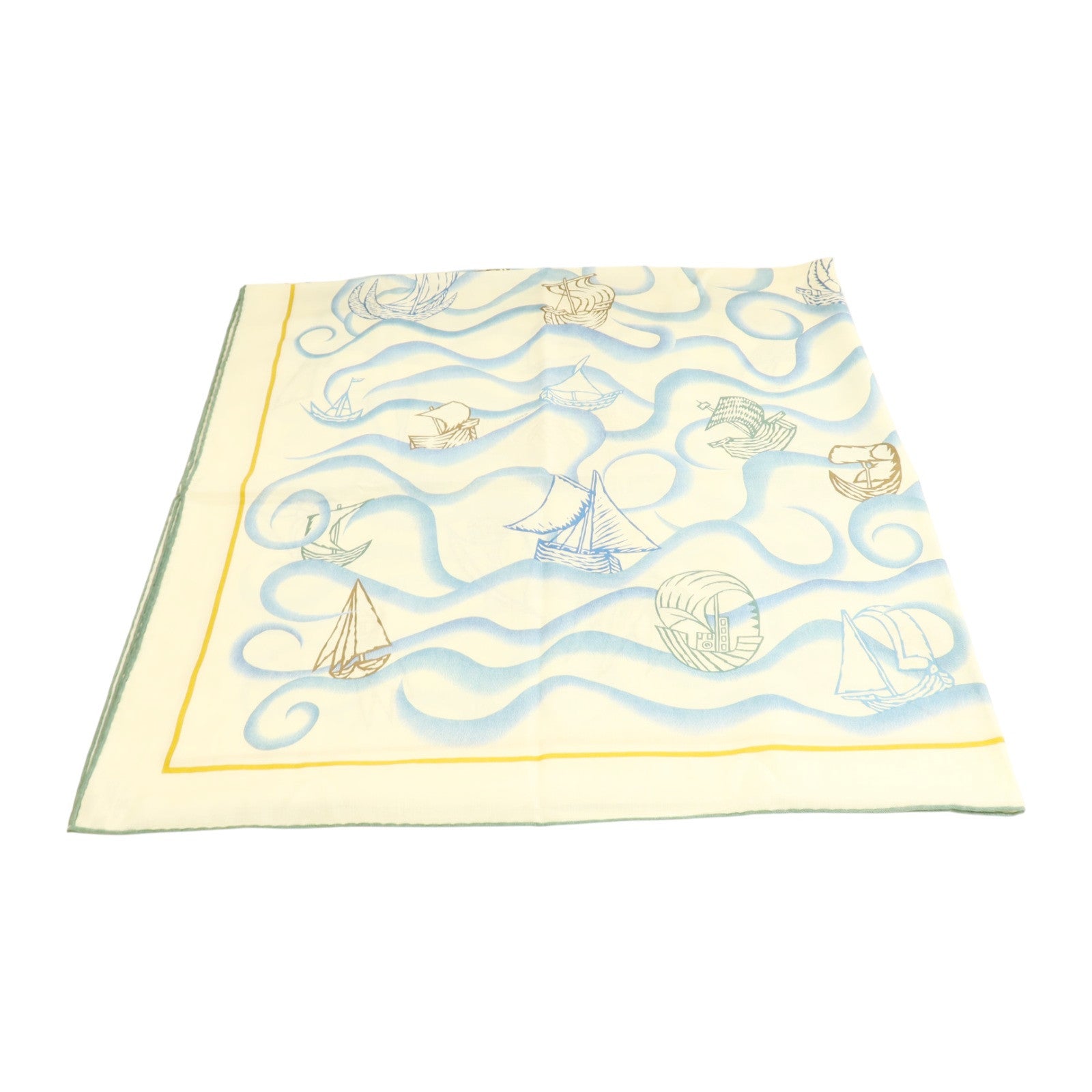 HERMES 羊絨/絲質Scarf 140x140絲巾